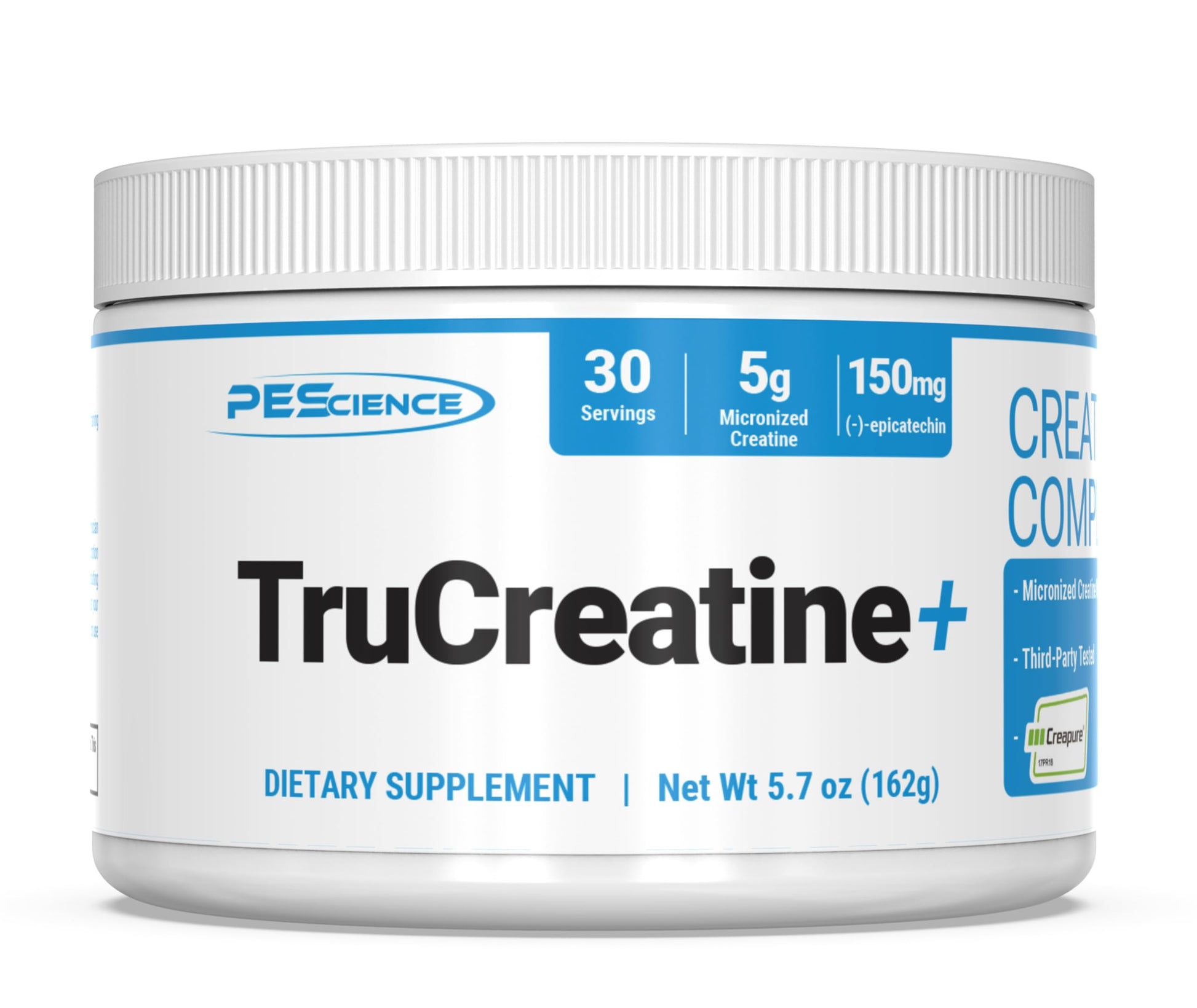 PEScience TruCreatine+ Creatine Monohydrate Powder Plus Epicatechin, Micronized Creapure Creatine for Women & Men, Supports Muscle Growth, Strength & Recovery, Cognition, 30 Servings, Unflavored PEScience buy supplements canada