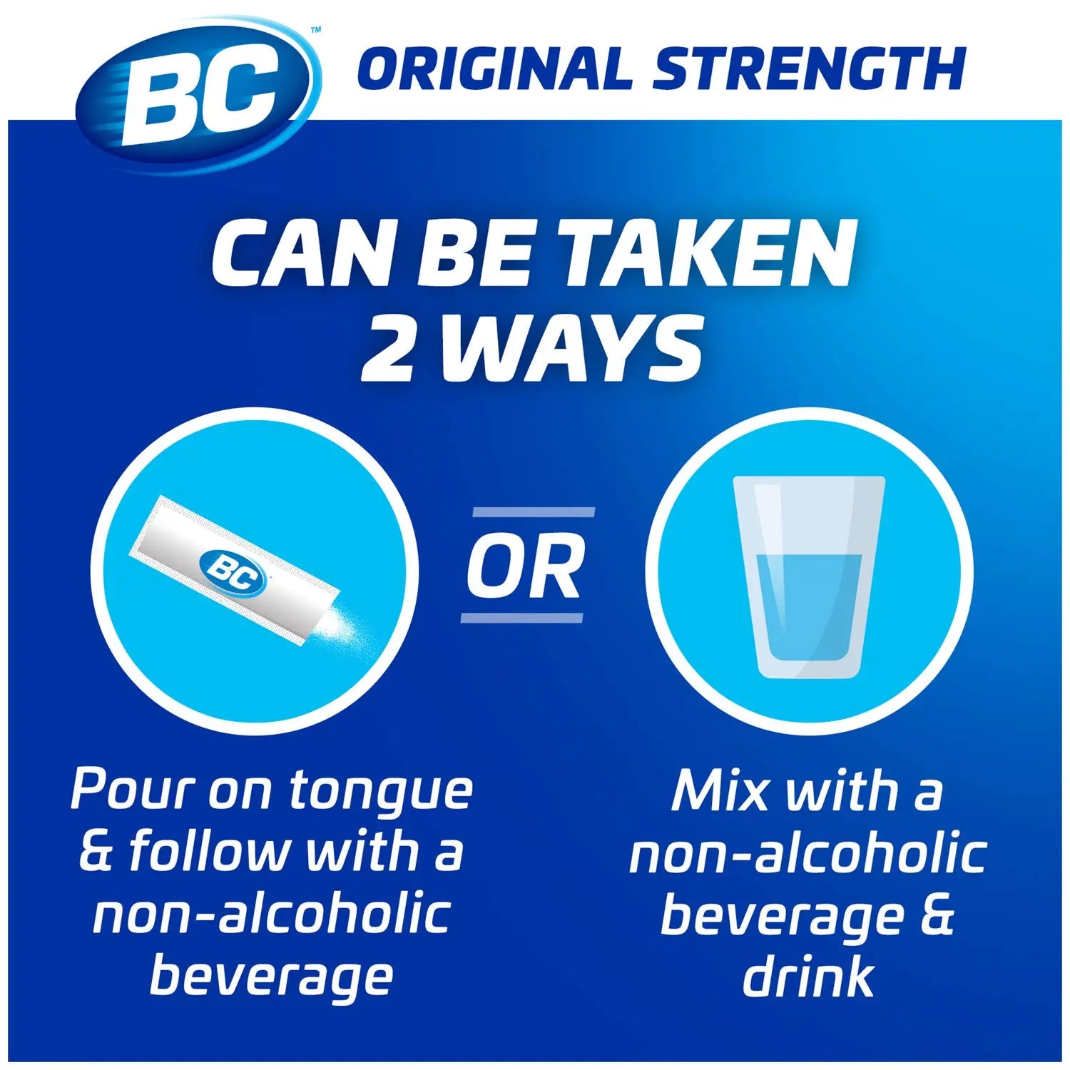 BC Powder Original Strength Pain Reliever, 50 Powder Sticks, 50 Count(Pack of 6) BC buy supplements canada
