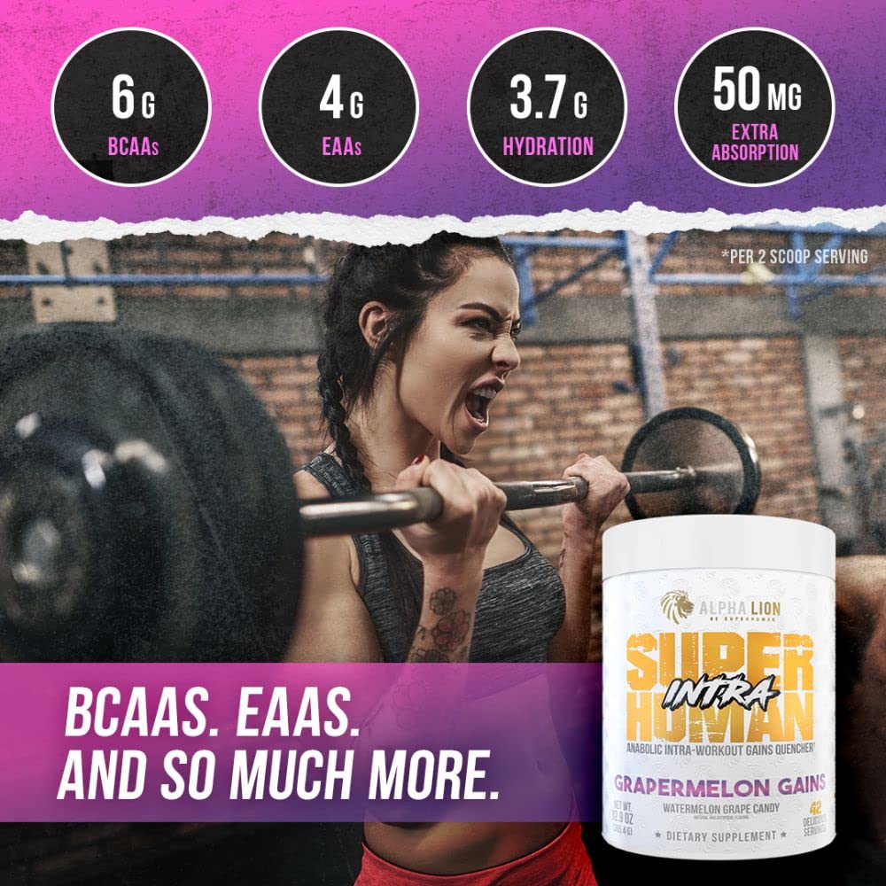 Alpha Lion Superhuman Intra Workout Powder for Men & Women, Amino Acids Drink ALPHA LION buy supplements canada