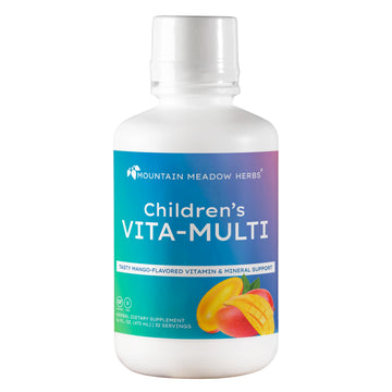 Mountain Meadow Herbs Children's Vita-Multi: Blended Vitamin & Mineral Supplement - Fast Absorbing Liquid Kids Vitamins with Fruits, Greens, and Eye-Protecting Lutein (16 oz.) Mountain Meadow Herbs buy supplements canada