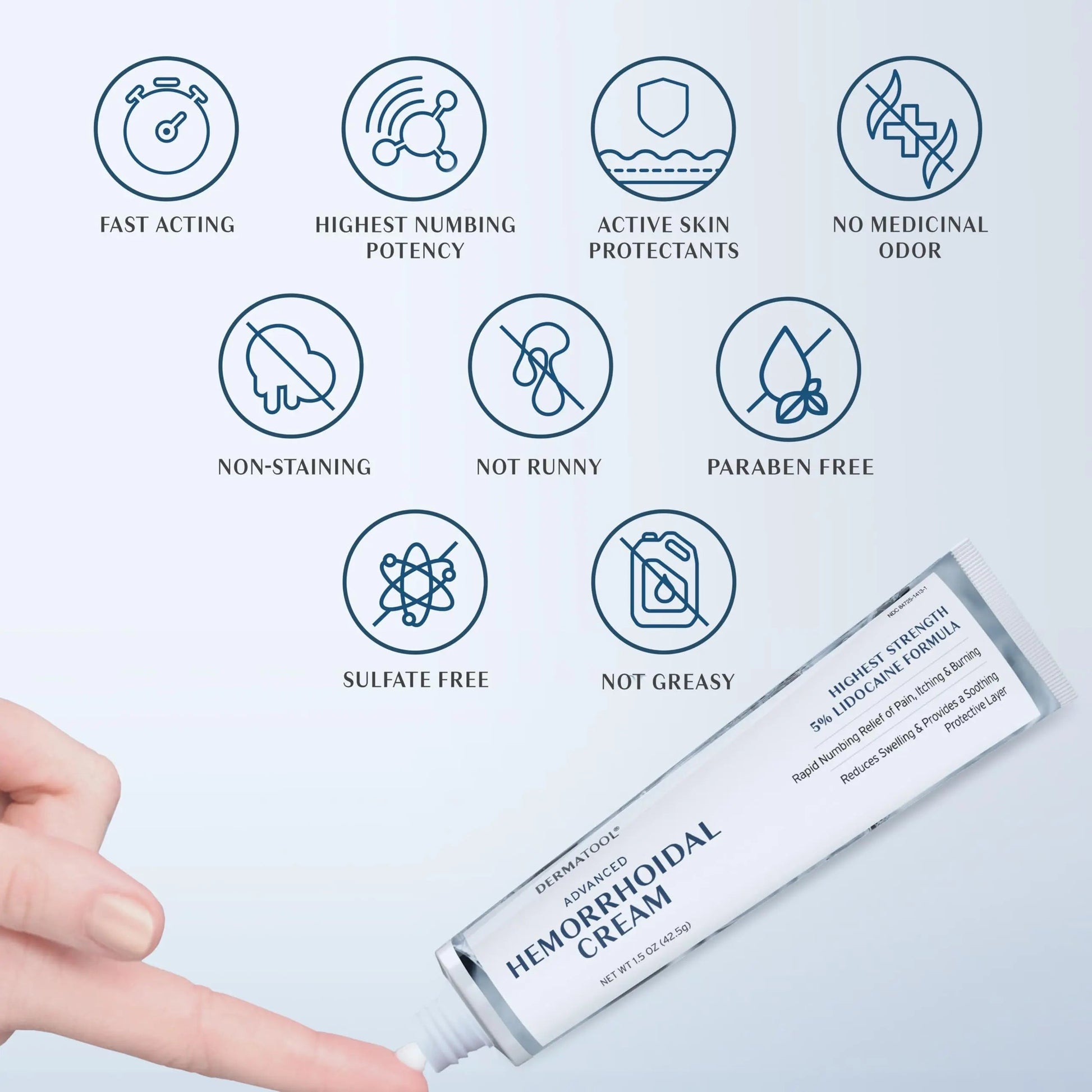Hemorrhoid Treatment - Advanced Hemorrhoid Cream 5% Lidocaine & Phenylephrine - Hemorrhoid Shrinking Treatment - Rapid Relief of Pain, Swelling, Bleeding, Itching and Burning - Fissure & Hemorrhoids DERMATOOL buy supplements canada