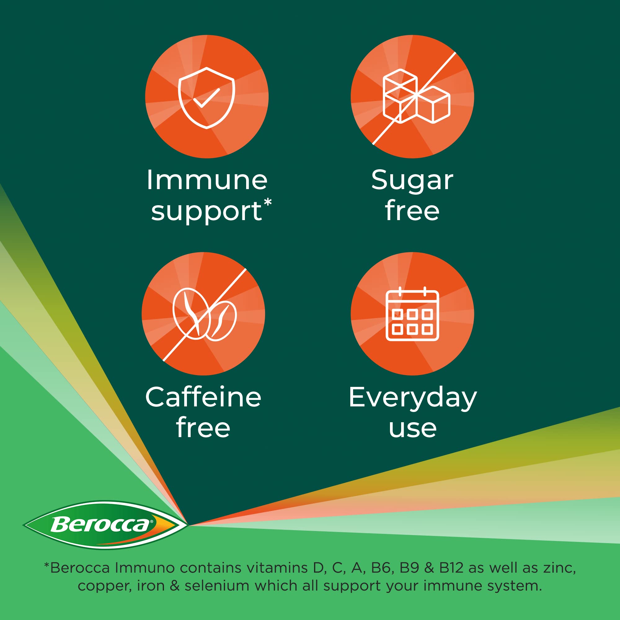Berocca Immuno Effervescent Tablets, 11 Vitamins and Minerals, Including Vitamins D, C Berocca buy supplements canada