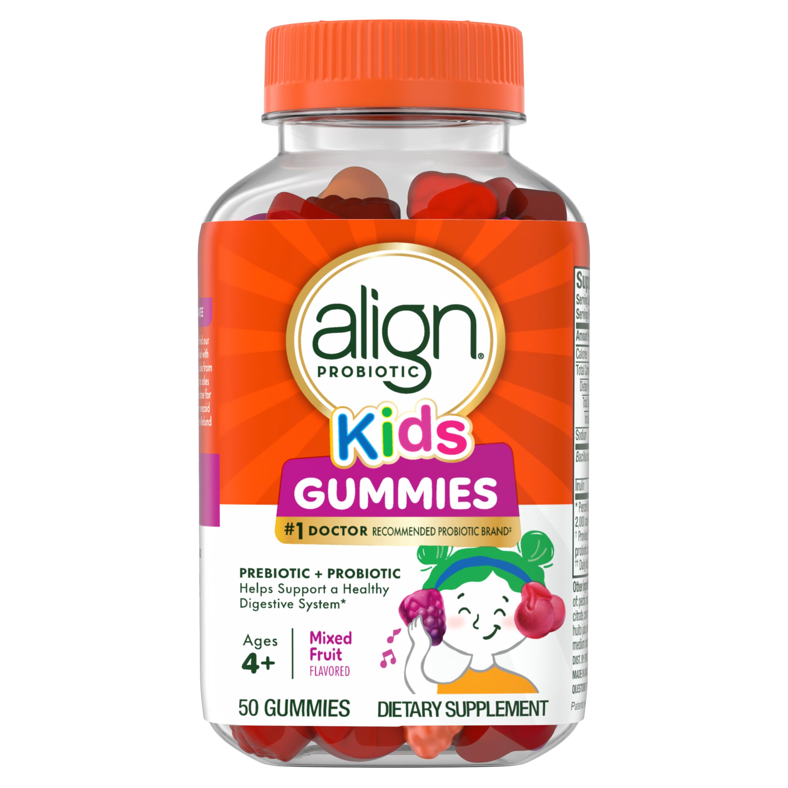 Align Probiotic, Kids Gummies, Prebiotic + Probiotic helps support a healthy digestive system*, #1 Doctor Recommended Probiotic Brand Align buy supplements canada