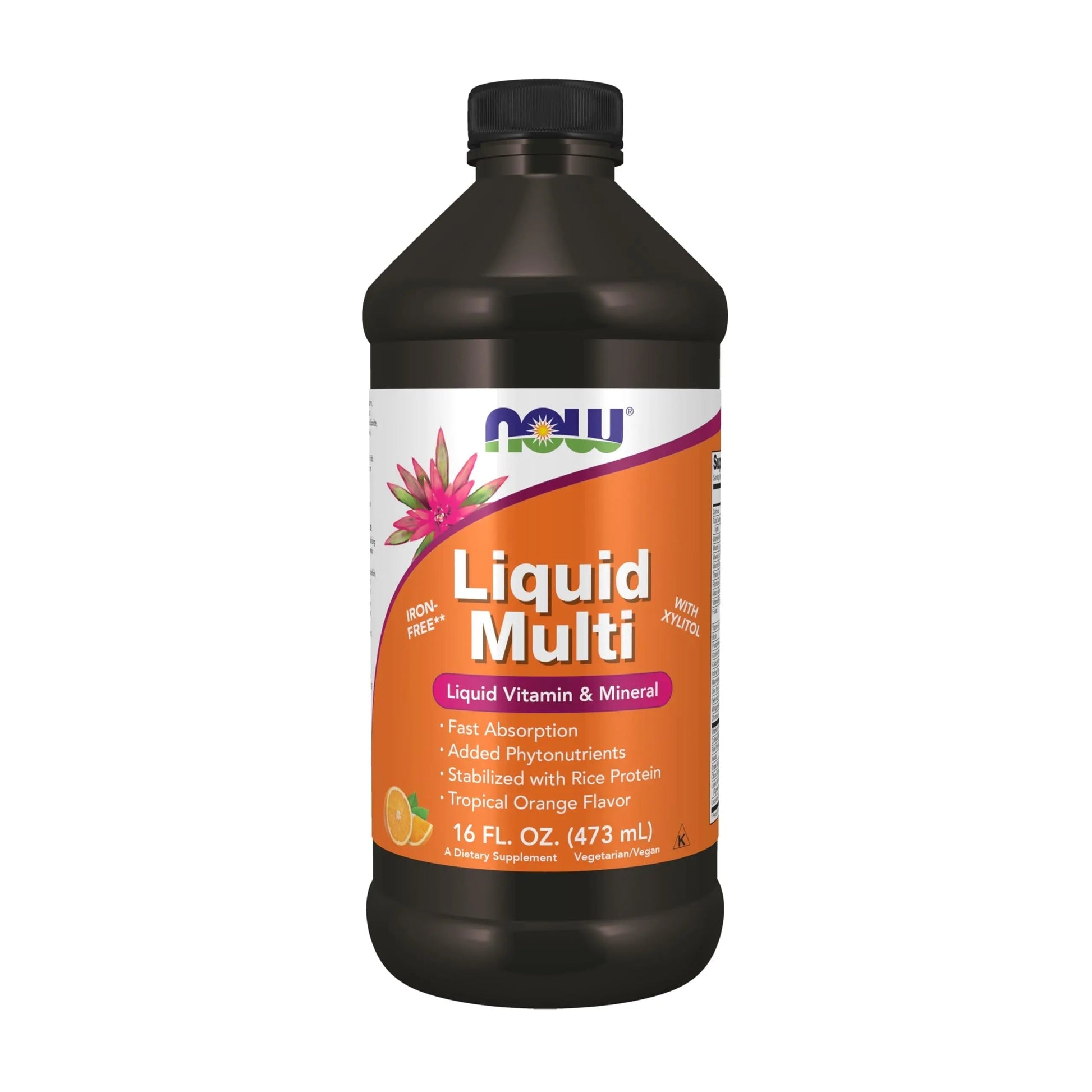 NOW Foods Supplements, Liquid Multi, Tropical Orange Flavor, Fast Absorption, with Added Phytonutrients, 16-Ounce NOW Foods buy supplements canada