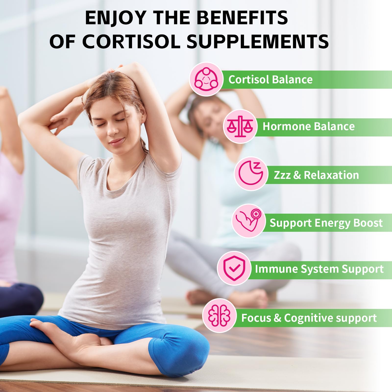YXSW Cortisol Supplements Gummies for Women Sugar-Free Cortisol Gummies with Magnesium Glycinate Ashwagandha Rhodiola Rose for Relaxation, Focus, Zzz Support, Raspberry Flavor, 60 Count YXSW buy supplements canada