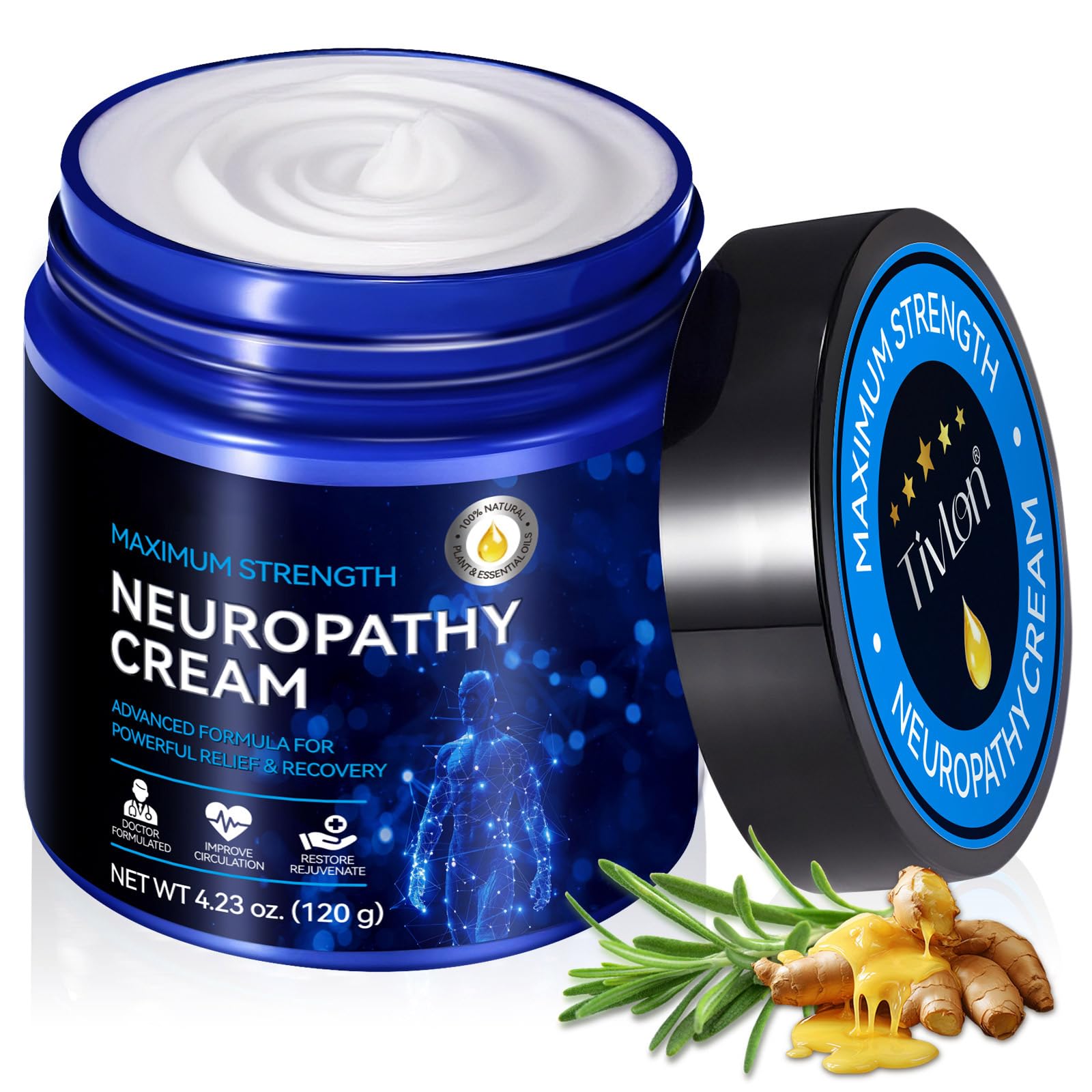Neuropathy Cream Extra Strength 120g, Neuropathy Nerve Pain Relief Cream Contains Arnica, Vitamin B6 & Lavender, Deep Soothing & Moisturizing Aus Healthcare buy supplements canada