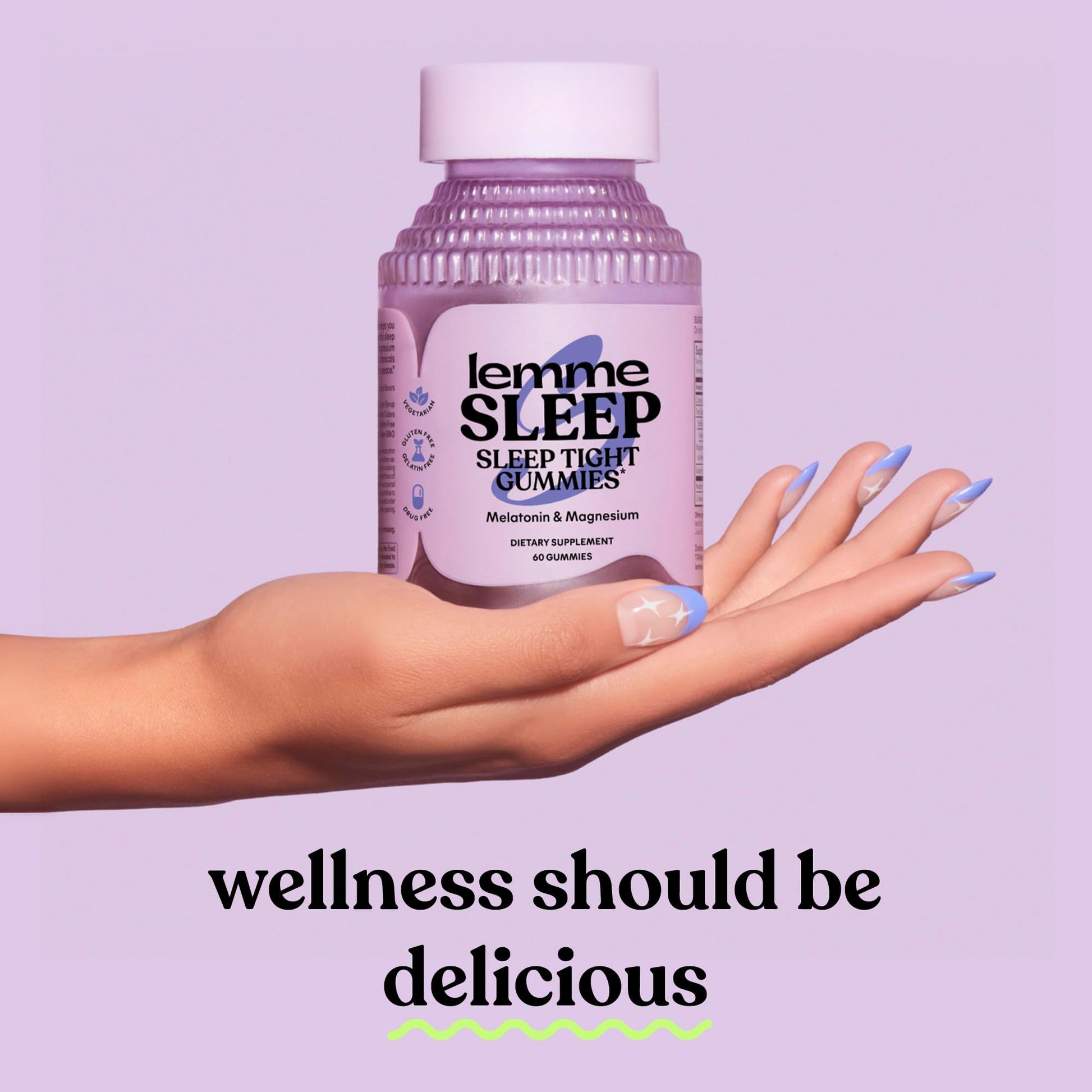 Lemme Sleep Gummies with 5mg Melatonin, Elderberry, Magnesium, L-Theanine, Chamomile and Lavender, Drug-Free Nighttime Sleep Aid, Lemme buy supplements canada
