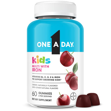 One A Day Kids Multivitamin with Iron Gummy, Vitamin D, Vitamin C, E, Zinc for Immune Support, Gummy Vitamins, Kids Multivitamin Gummies with Iron ONE A DAY buy supplements canada