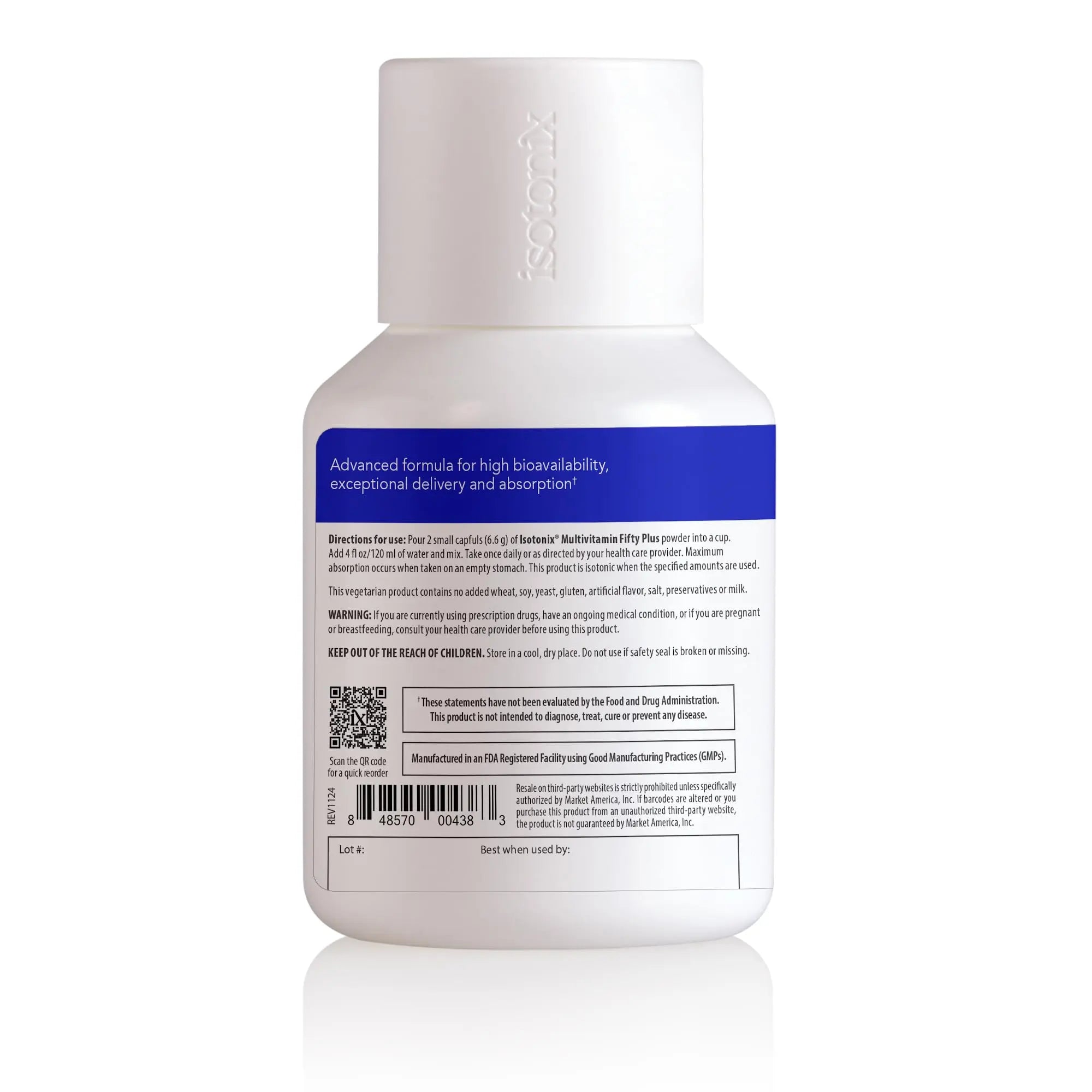 Isotonix Multivitamin Fifty Plus – Daily Multivitamin for Adults 50+ with B-Vitamins, Antioxidants, and Essential Nutrients Isotonix buy supplements canada