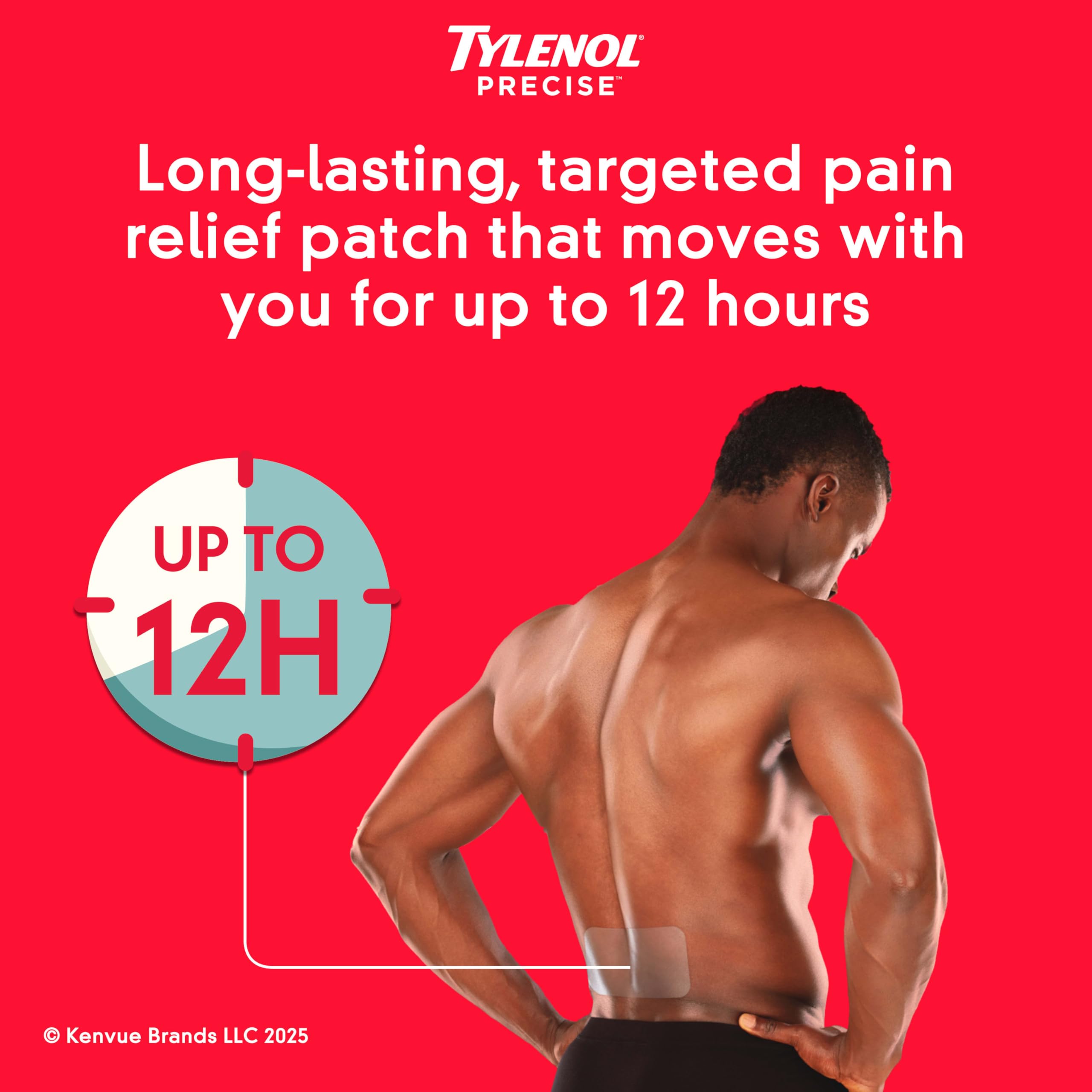 Tylenol Precise Pain Relieving Patches, Large Topical Analgesic Patches + Maximum OTC Strength Lidocaine Penetrates, Targeted Relief Ideal for Shoulder, Back & Knee Pain, Unscented, 4 ct Tylenol buy supplements canada