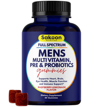 Sakoon nutrition Men's Multivitamin Gummies with Probiotics and Prebiotics, Adult Multivitamin A, C, D, E, B & More Sakoon nutrition buy supplements canada