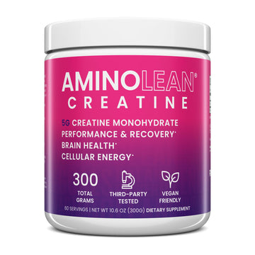 AminoLean Creatine for Women and Men, Pure Micronized Creatine Monohydrate Powder Supplement for Muscle Toning, Mood Support, Energy Boost, and Brain Health, 300g RSP NUTRITION buy supplements canada