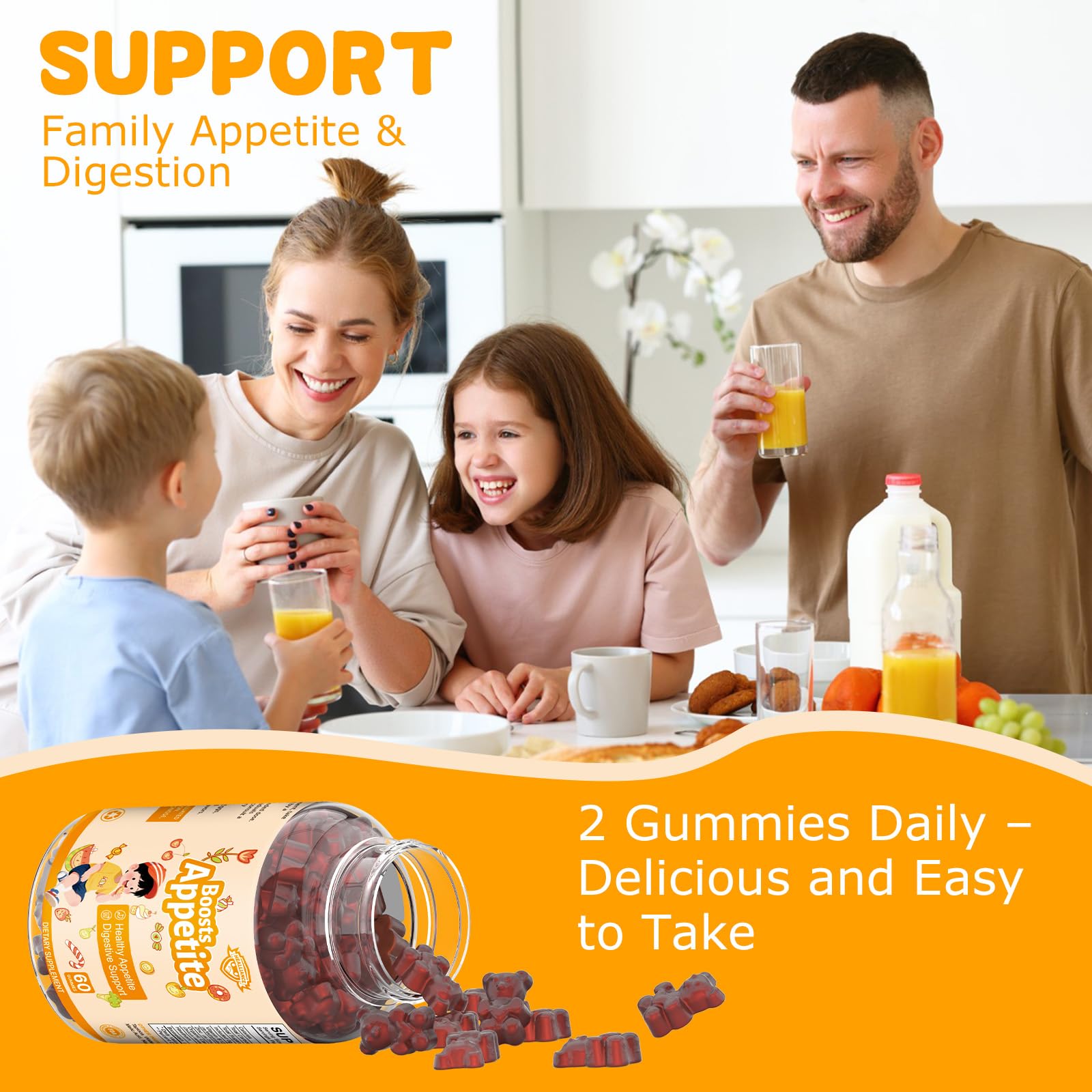 Appetite Booster Gummies for Kids Adults – Natural Blend of Hawthorn Zinc Carrot Supports Digestion Helps Increase Appetite, Promotes Healthy Eating Habits for Picky Eaters (Mixed Fruit Flavor) Healliance buy supplements canada