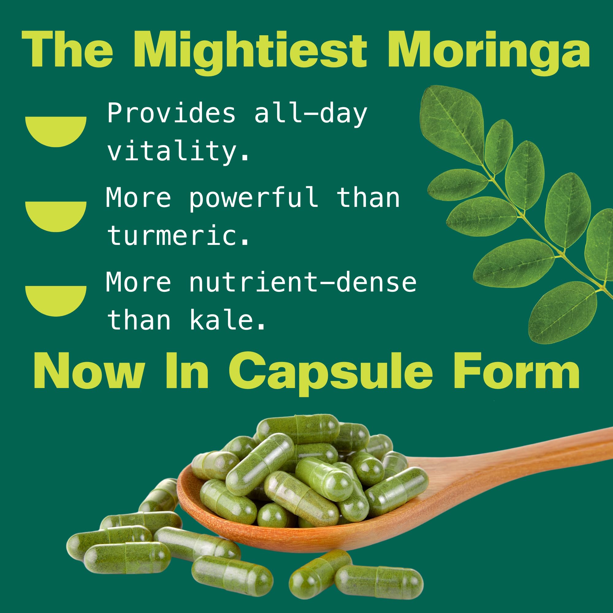 KULI KULI Organic Pure Moringa Capsules, 60 CT Kuli Kuli buy supplements canada
