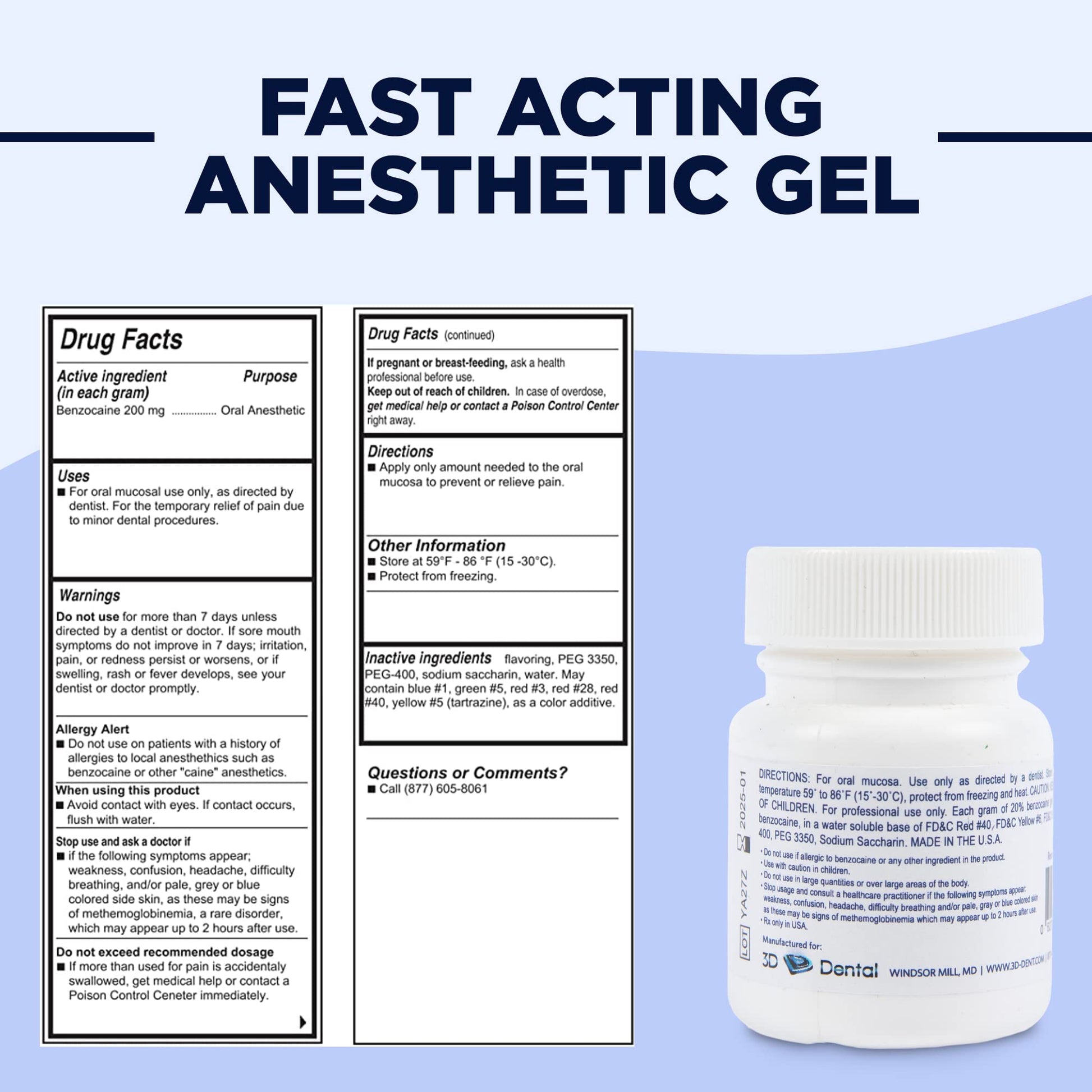 The Essentials Dynamic Dental Candi Caine, Topical Anesthetic Gel, 1 oz, Strawberry Flavor The Essentials buy supplements canada