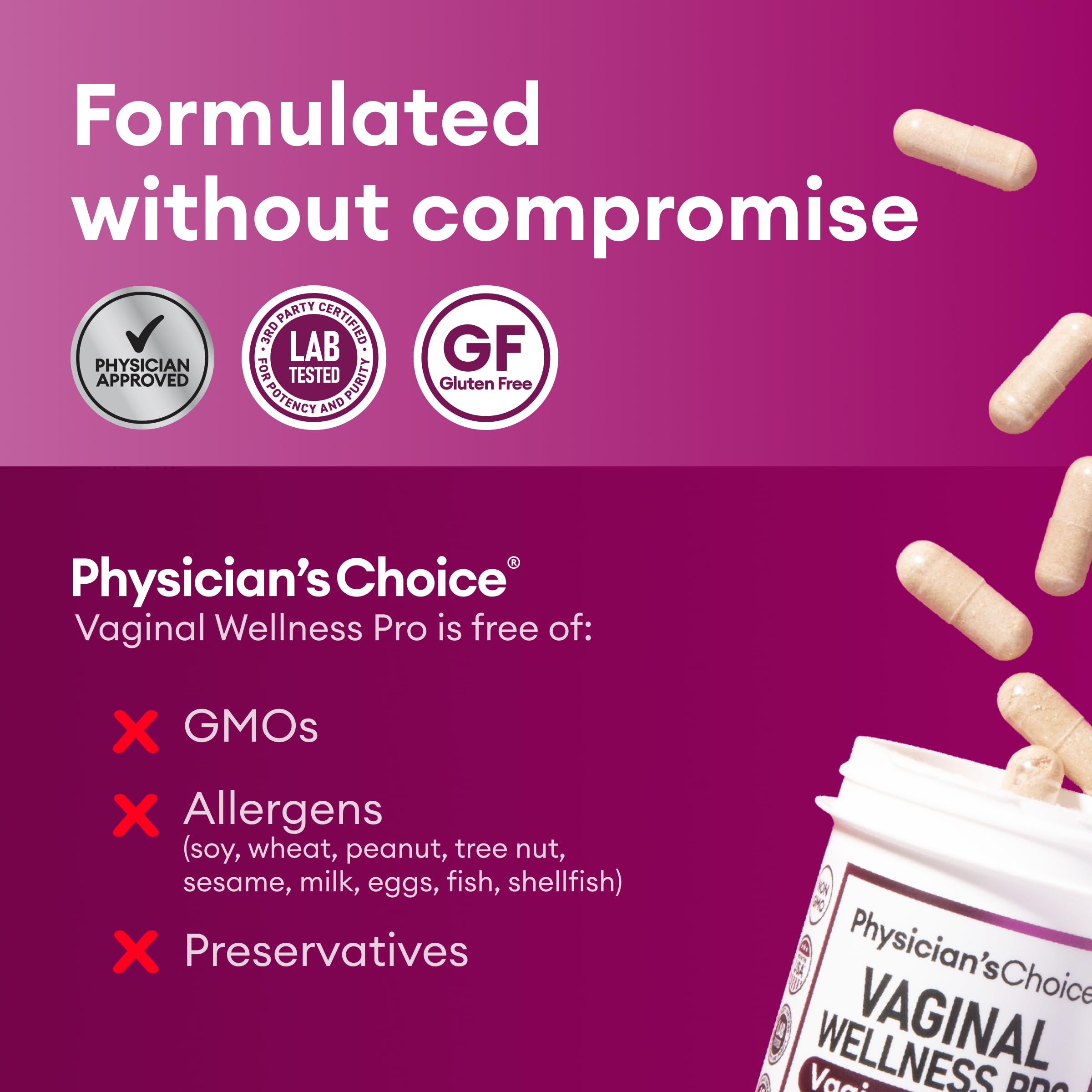 Physician's Choice Vaginal Probiotics for Women - Unique with Licorice Root - PH Balance Physician's Choice buy supplements canada