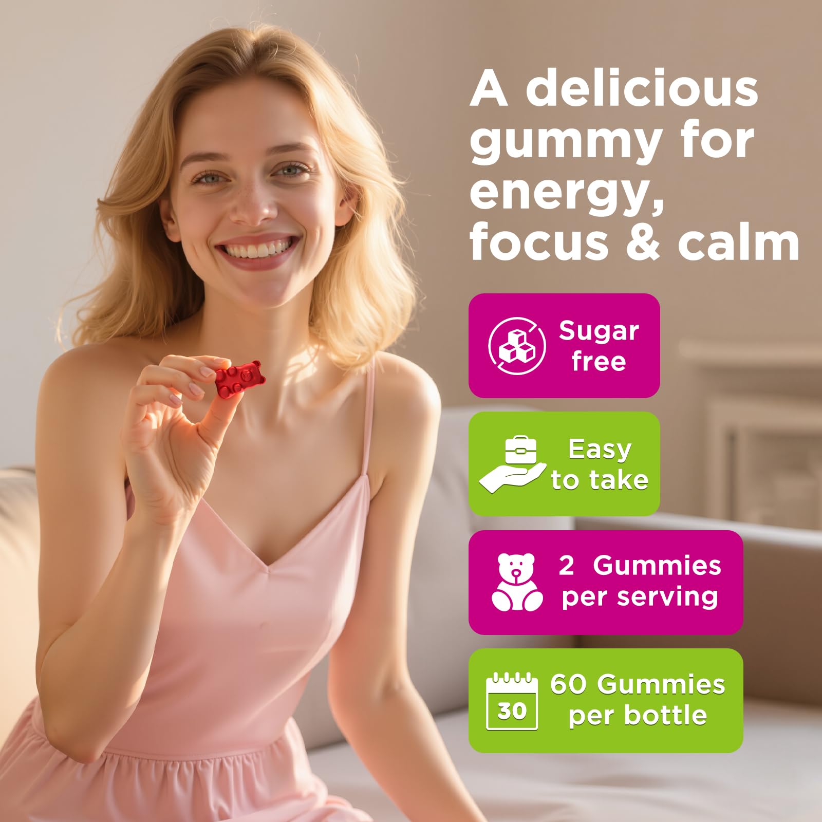 Vitamin B Complex Gummies for Women & Me, Vitamin B12, B1, B2, B3, B6, B7, B9 with Vitamin C, Zinc, Magnesium & CoQ10 for Energy, Brain, Nervous System & Mood, ReviNutra buy supplements canada