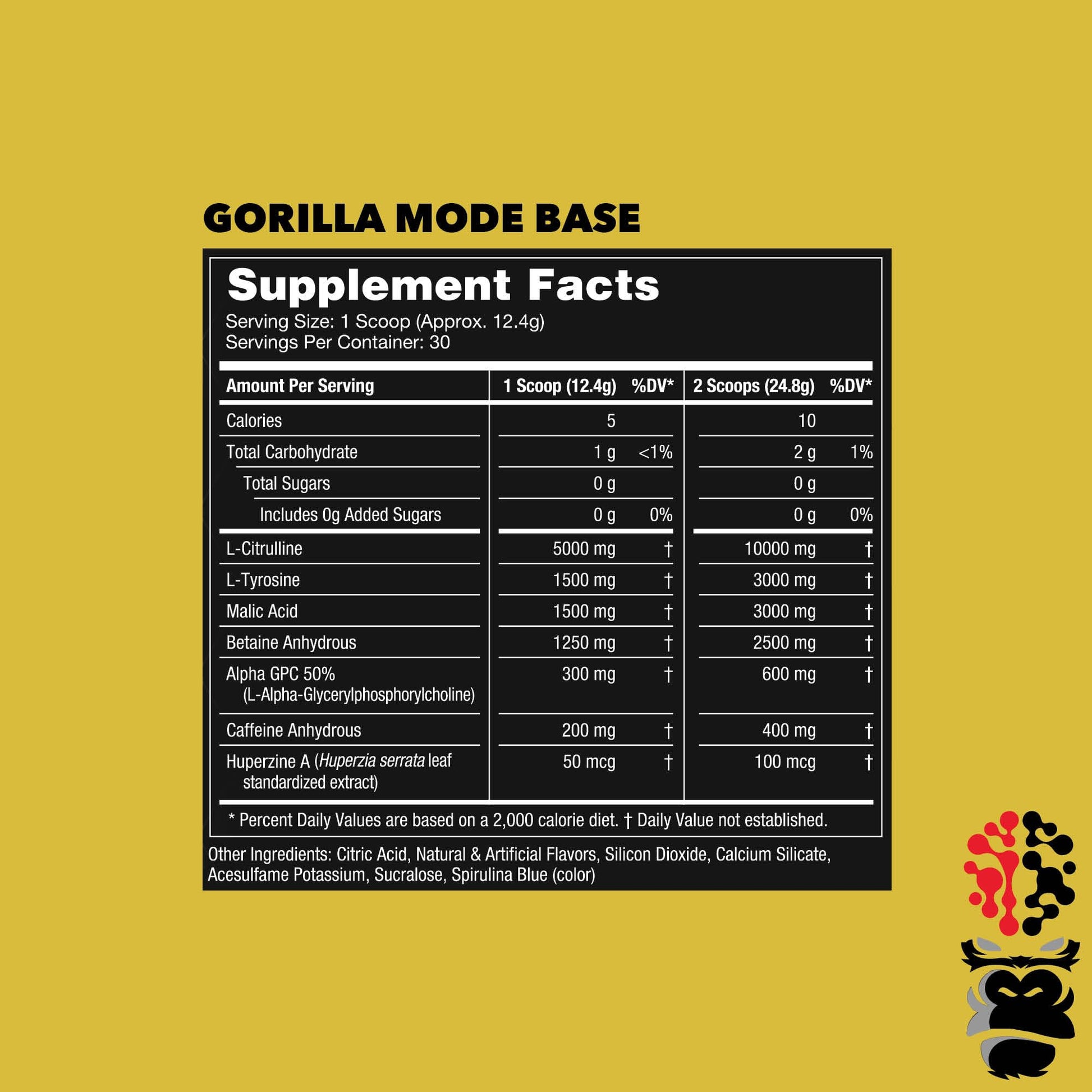 Gorilla Mode Base Pre Workout - Raises Nitric Oxide · Intense Focus & Drive · Endurance Gorilla Mind buy supplements canada