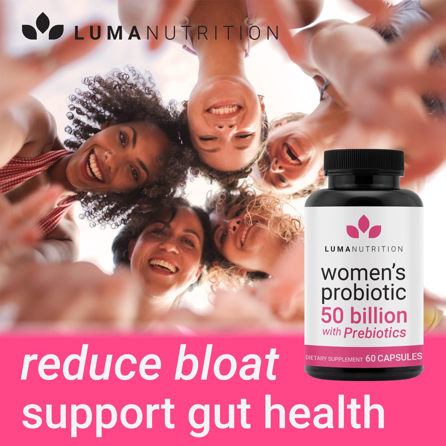 Luma Nutrition Probiotics for Women with Prebiotics - 50 Billion CFU - Formulated for Digestive Luma Nutrition buy supplements canada
