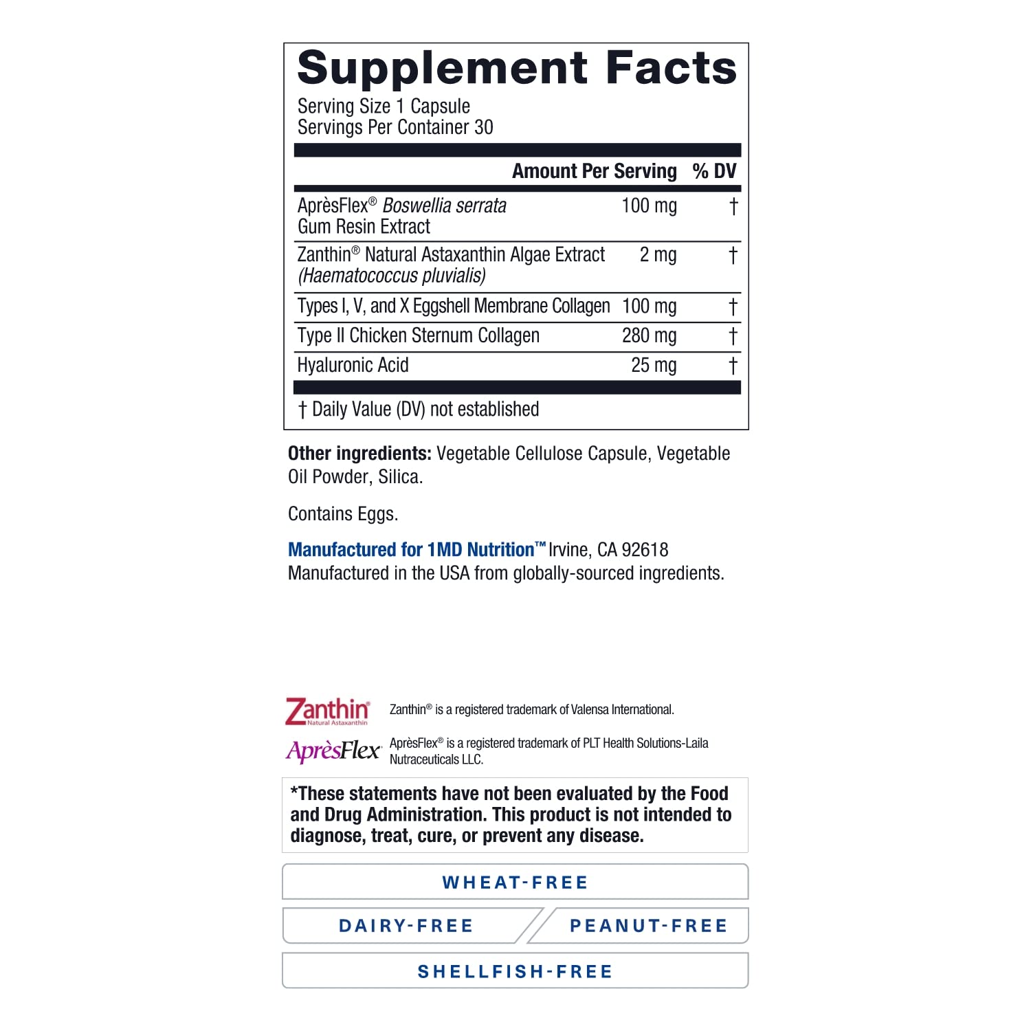 1MD Nutrition MoveMD - Joint Health Supplement - Doctor Formulated | with Collagen, Astaxanthin, and More | 30 Capsules (3-Pack) 1MD Nutrition buy supplements canada