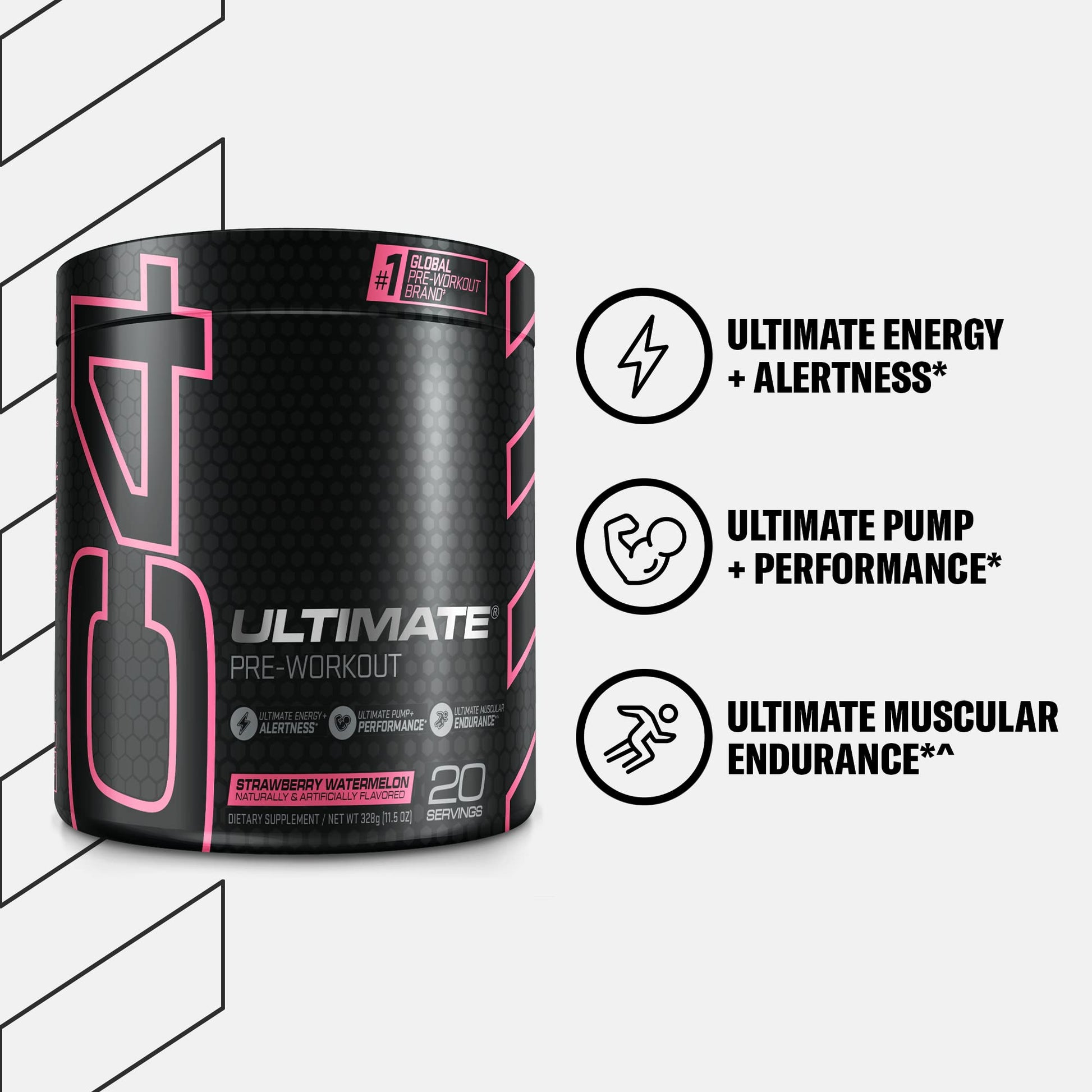 Cellucor C4 Ultimate Pre Workout Powder Strawberry Watermelon - Sugar Free Cellucor buy supplements canada