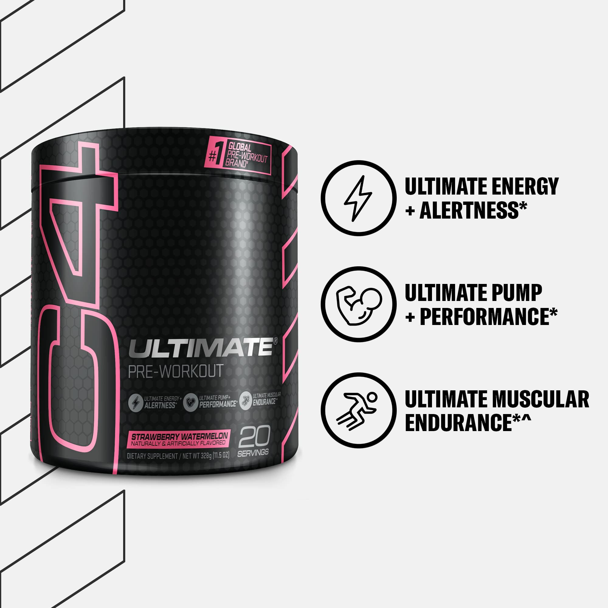 Cellucor C4 Ultimate Pre Workout Powder Strawberry Watermelon - Sugar Free Cellucor buy supplements canada