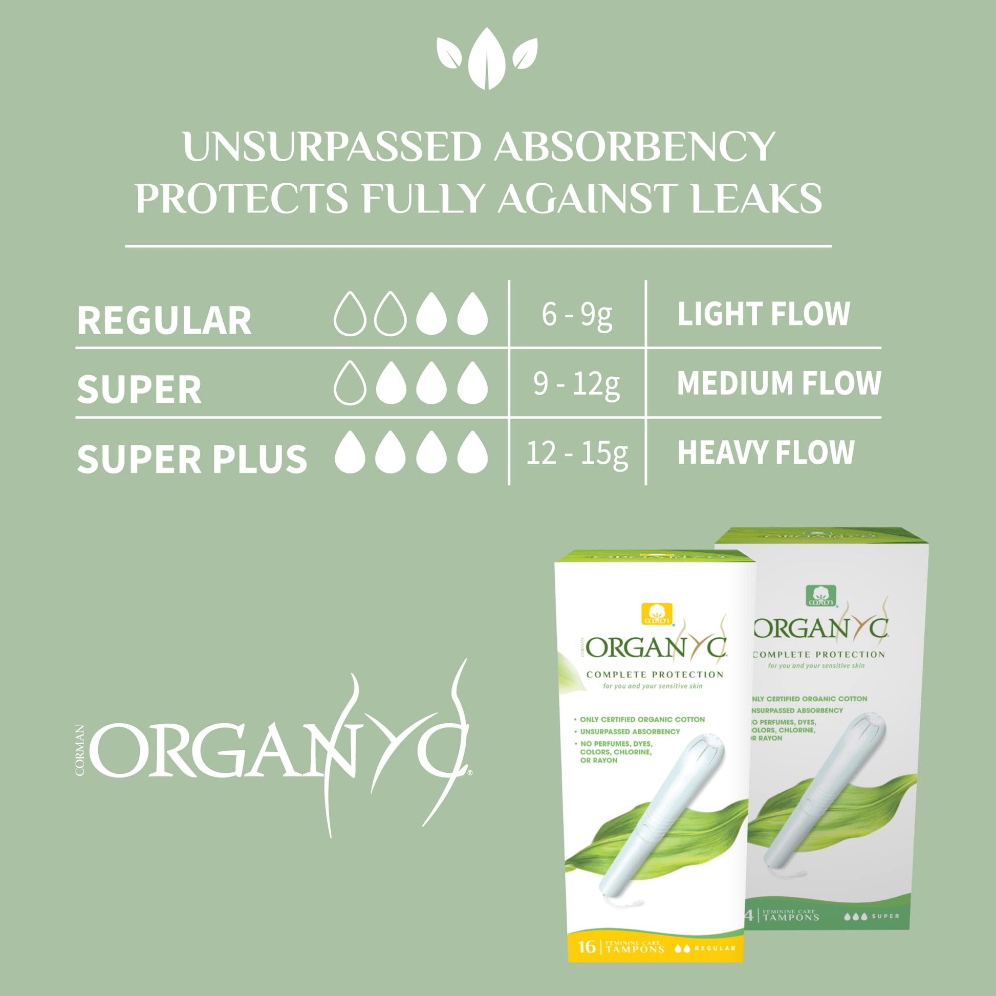Organyc 100% Certified Organic Cotton Tampons - Cardboard Applicator, Free from Chlorine, Perfumes Organyc buy supplements canada