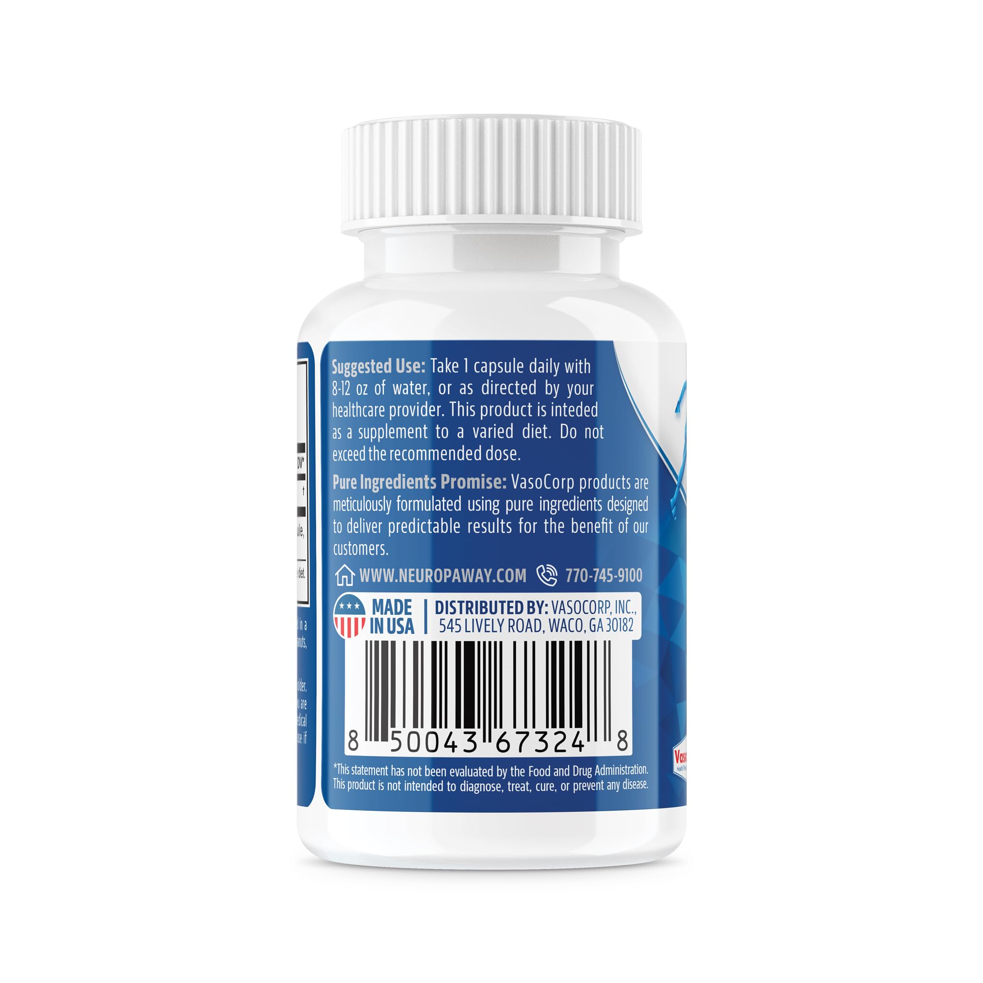 NeuropAWAY Elements Acetyl L-Carnitine 500mg 60ct Acid Resistant Capsules (60 500mg NeuropAWAY buy supplements canada