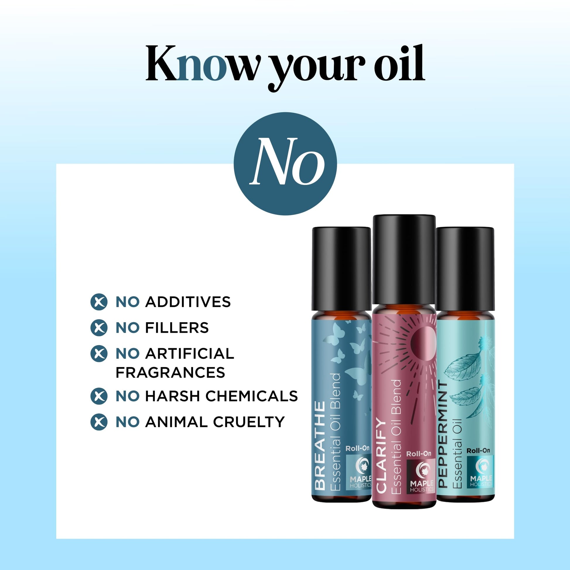 Headache Roll on Essential Oils - Aromatherapy Essential Oils Sets Variety Pack with Peppermint Clarify Maple Holistics buy supplements canada
