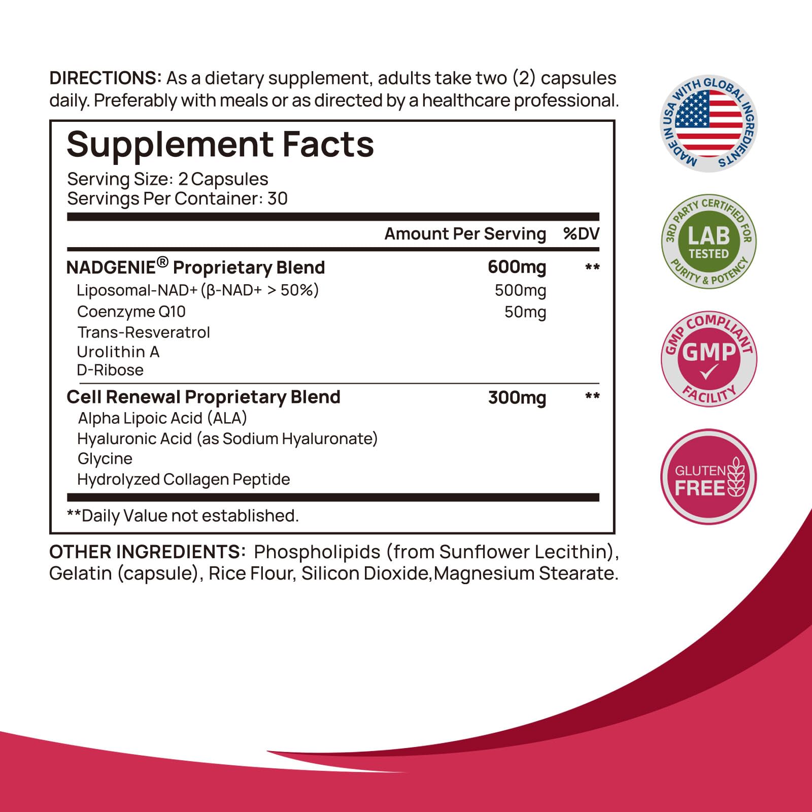 NAD+ Supplement for Women - NMN Alternative with β-NAD+, Trans-Resveratrol, CoQ10, D-Ribose - Promotes Cellular Renewal, Energy, and Radiant Skin Health - 60 Capsules Advanced Selerb buy supplements canada
