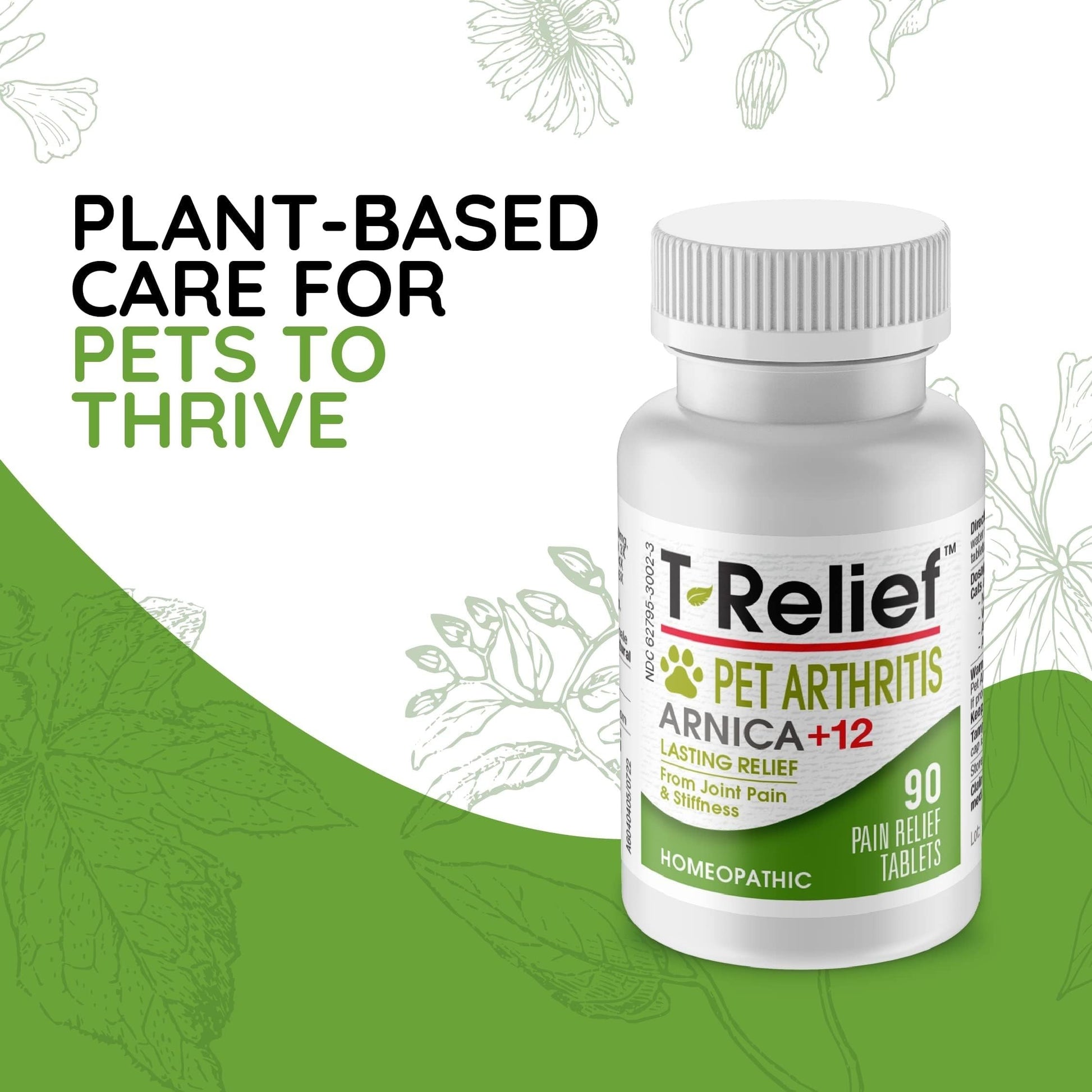 MediNatura Plant-Powered Pet Pain Relief Bundle T-Relief Pet Pain Tablets (90) + T-Relief Pet Arthritis (90) 12 Plant-Based Homeopathic Pain Relievers with Arnica - Support for Muscles, Joints + HIPS MediNatura buy supplements canada