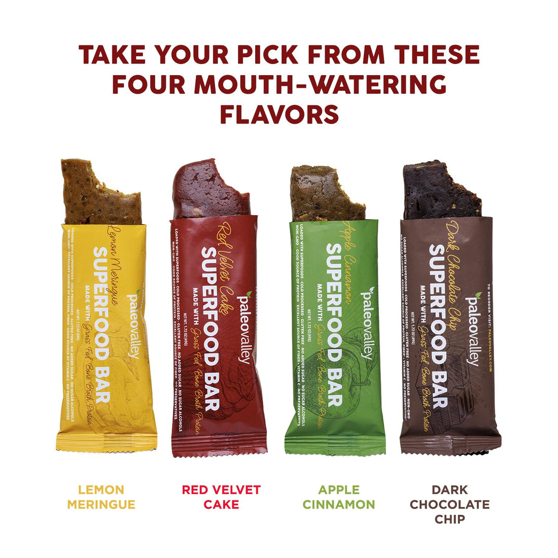 Paleovalley Superfood Bars – Red Velvet– 10 Pack – 9g Protein per Bar – Gluten-Free, Grain-Free, Paleo, Non-GMO – On-the-Go Snack Paleovalley buy supplements canada