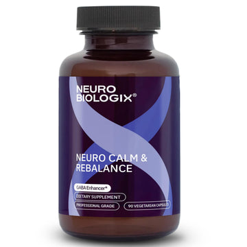 Neurobiologix Neuro Calm & Rebalance, L Theanine, Magnesium, Zinc & Kava Kava Complex for Calm Mood Balance and Stress Support, GABA Activity Support Supplement, Gluten Free, Vegetarian, 90 Capsules Neurobiologix buy supplements canada