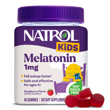 Natrol Kids Melatonin 1mg, for Restful Sleep, 90 Raspberry-Flavored Gummies Natrol buy supplements canada