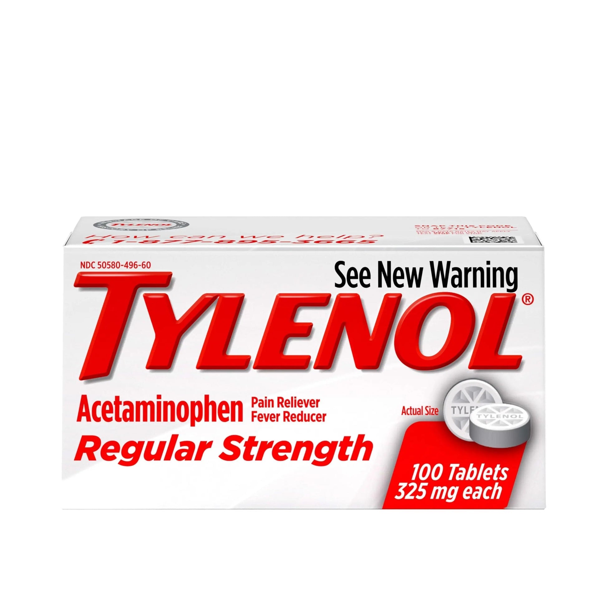 Tylenol Regular Strength Tablets with 325 mg of Acetaminophen, Fever Reducer & Pain Reliever for Headache, Backache, Muscle Aches, Joint Pain & Menstrual Cramps, 100 ct Tylenol buy supplements canada