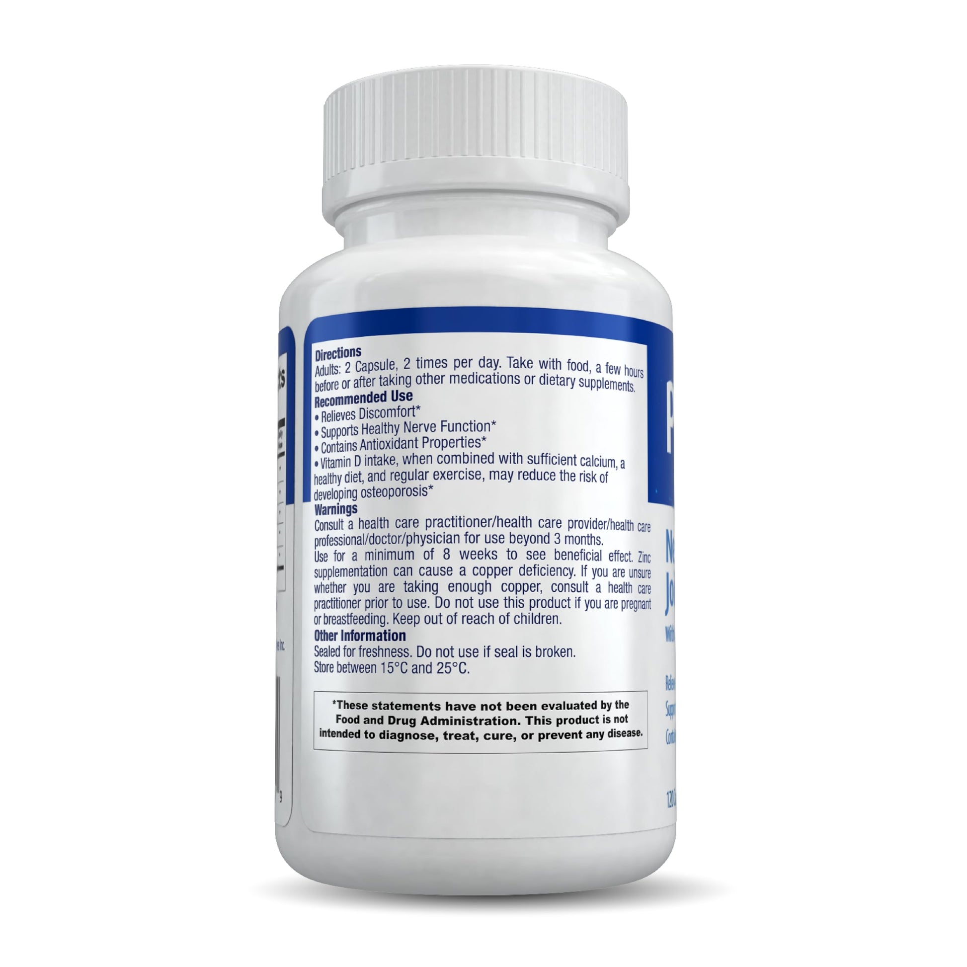 Pamidrol Nerve and Joint Support with Added Calcium 120 Capsules Pamidrol buy supplements canada