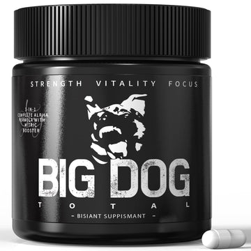 Big Dog Total Male 3-in-1 Total Alpha Blend Men’s Must-Have, Non-GMO - Natural Energy & Endurance Support, 60 Count (Big Dog Total - 1Pcs) FMRFMR buy supplements canada