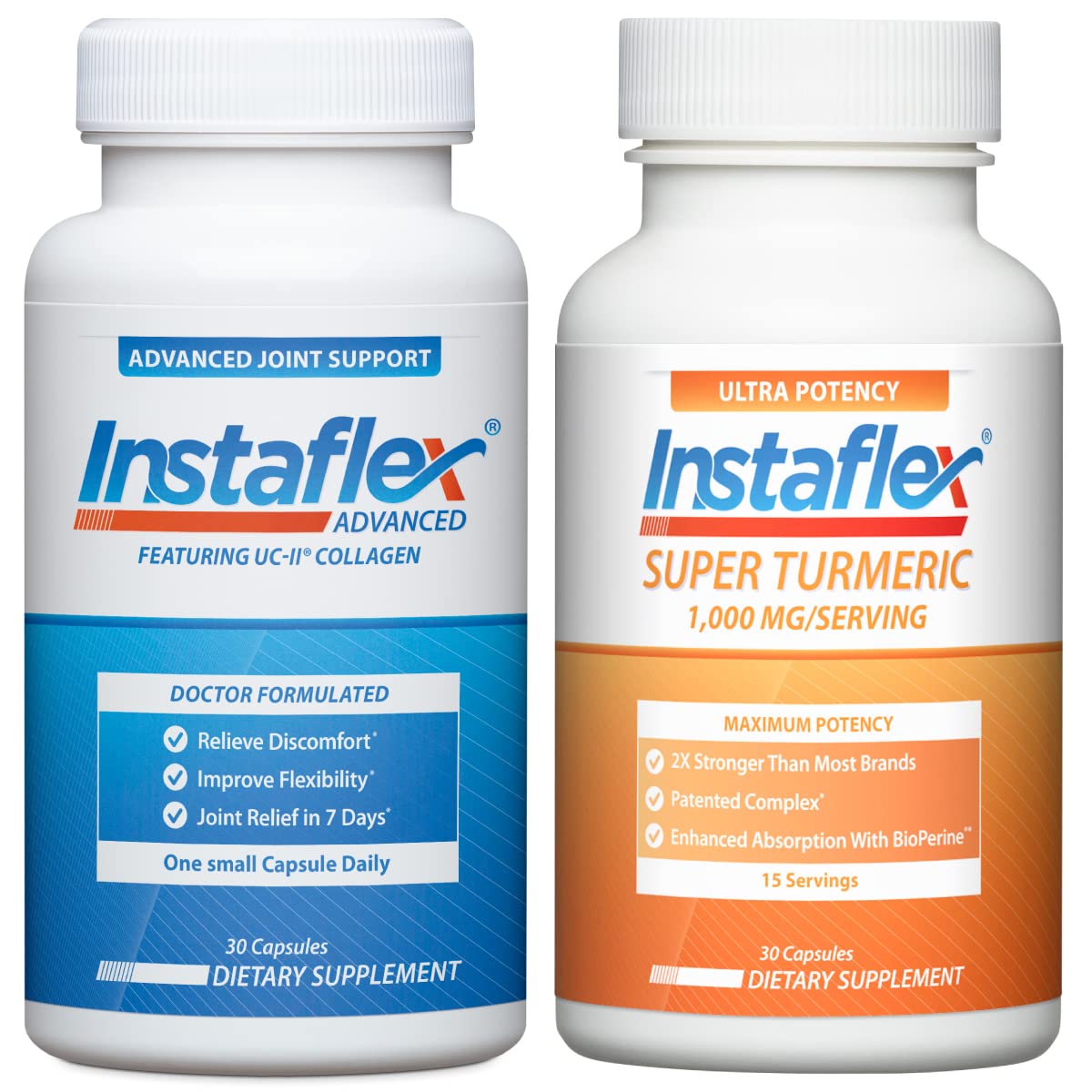 Instaflex Advanced Joint Support and Super Turmeric with Bioperine Instaflex buy supplements canada