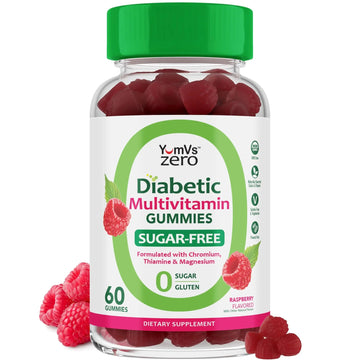 YUM-V'S Multivitamin for Women & Men – Sugar Free Multivitamin Gummies – Zero Sugar Gummy with Chromium, Thiamine & Magnesium YUM-V'S buy supplements canada