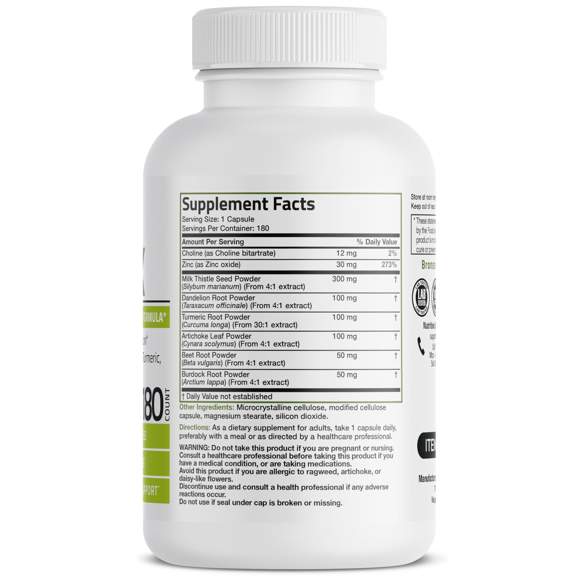 Bronson Liver Detox Advanced Detox & Cleansing Formula Supports Health Liver Function Bronson buy supplements canada