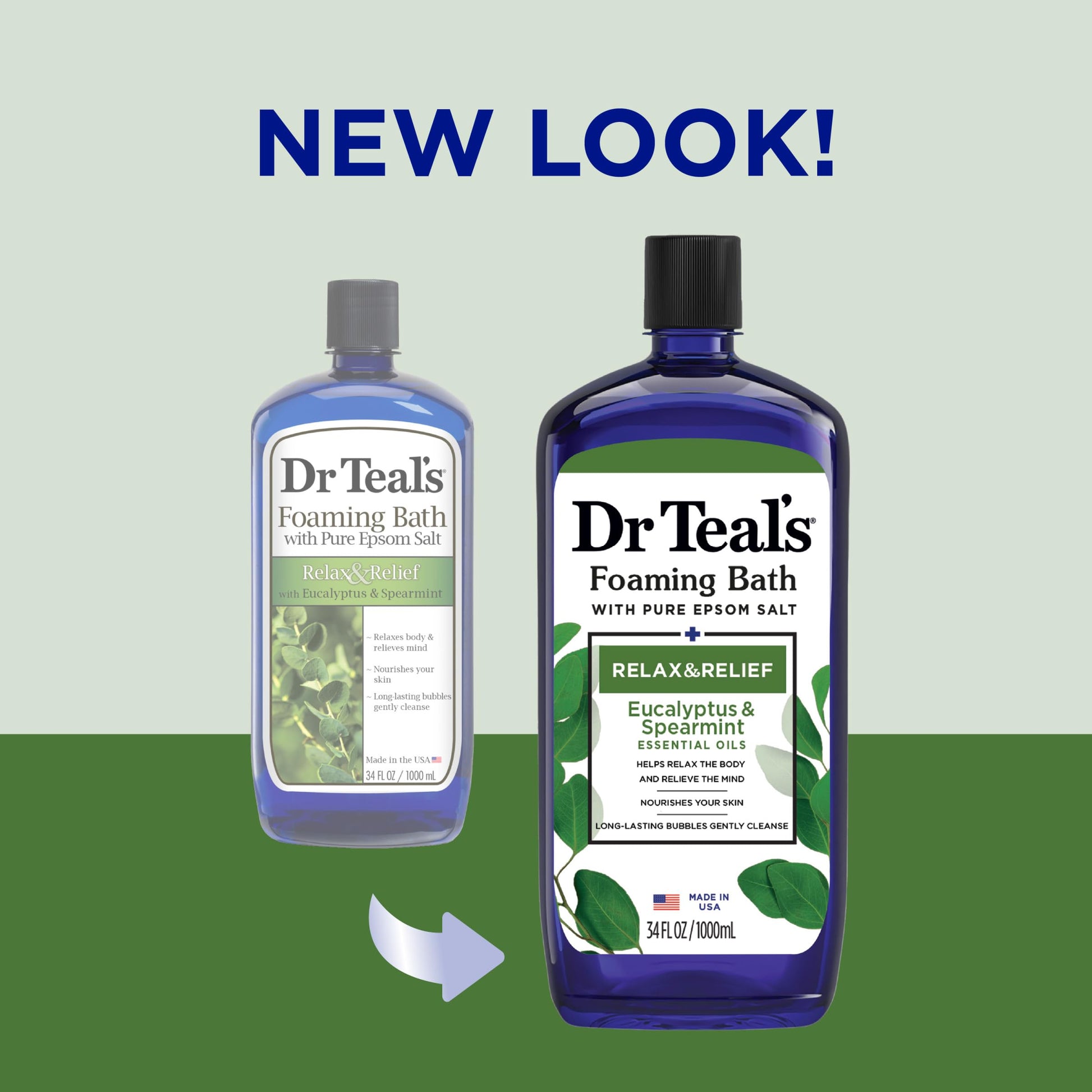 Dr Teal's Foaming Bath with Pure Epsom Salt, Relax & Relief with Eucalyptus & Spearmint Dr Teal's buy supplements canada