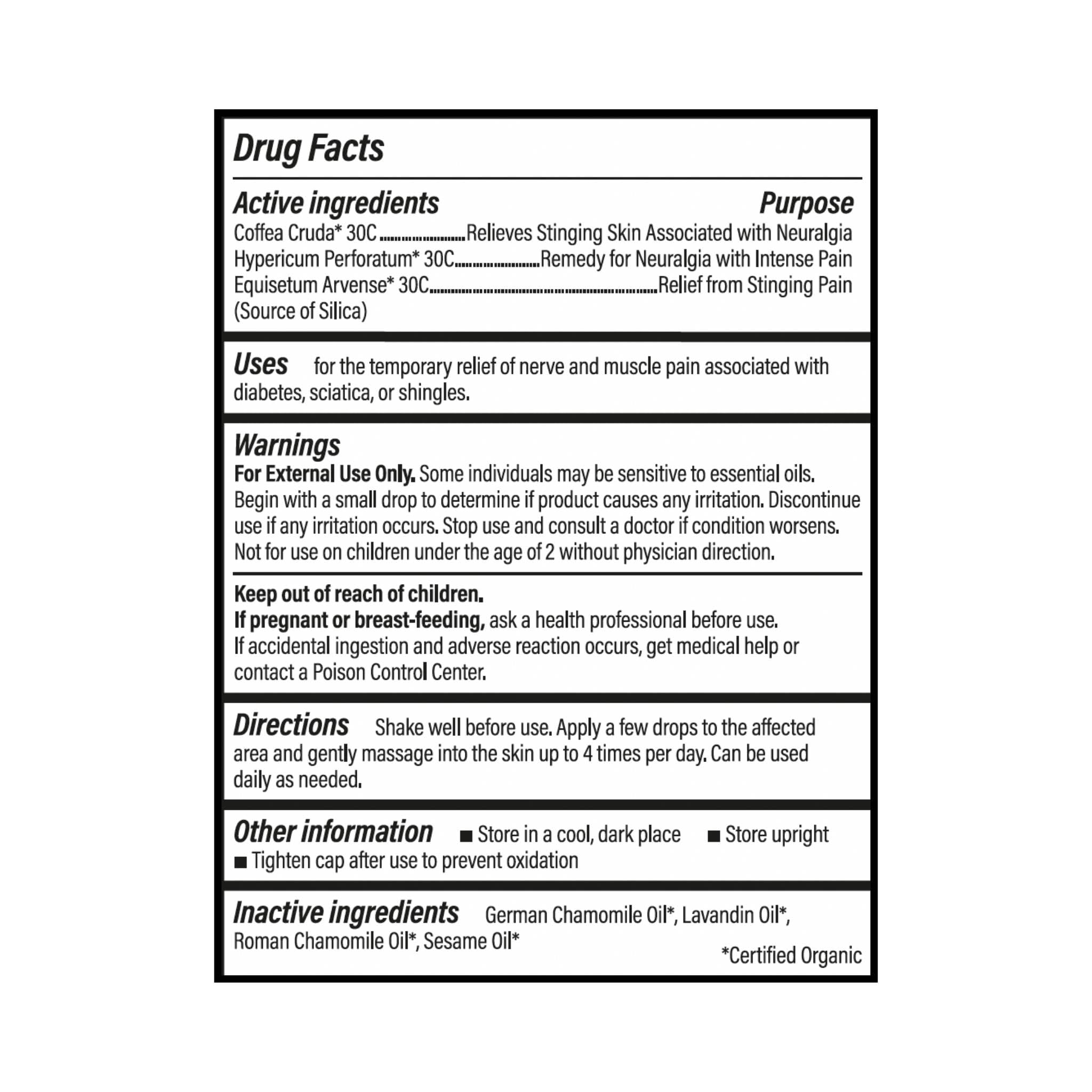 Forces of Nature Nerve Pain Management, Organic Topical Relief for Neuropathy & Nerve Discomfort, Homeopathic Medicine Supports Relief from Shooting Pains for Back, Hands, Legs and Feet, .37 fl oz Forces of Nature buy supplements canada