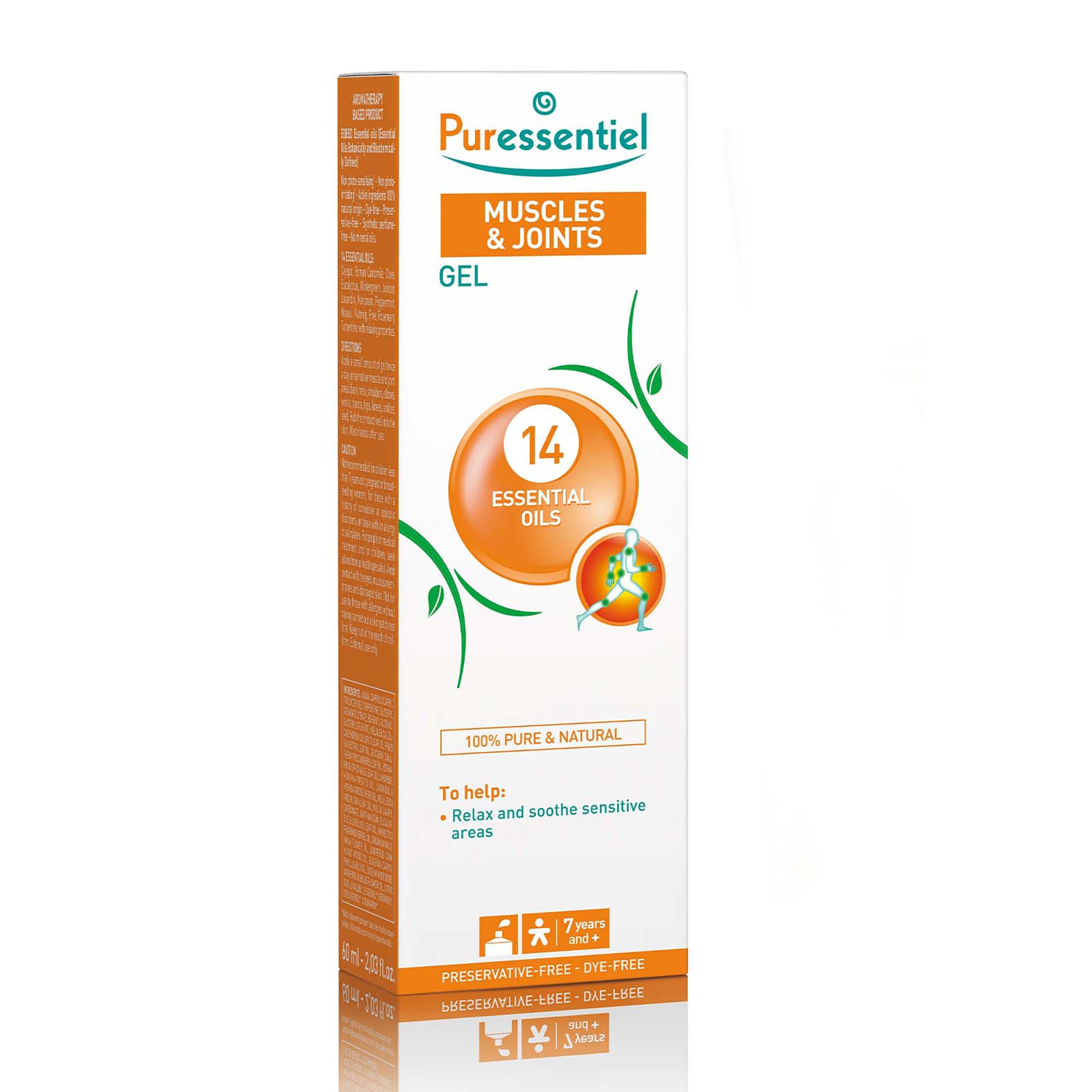 Puressentiel Muscles and Joints Gel - Soothing Gel for Muscle Relief and Knee Relief - Cooling Gel for Foot Relief - Back Gel - 2.02 oz Puressentiel buy supplements canada