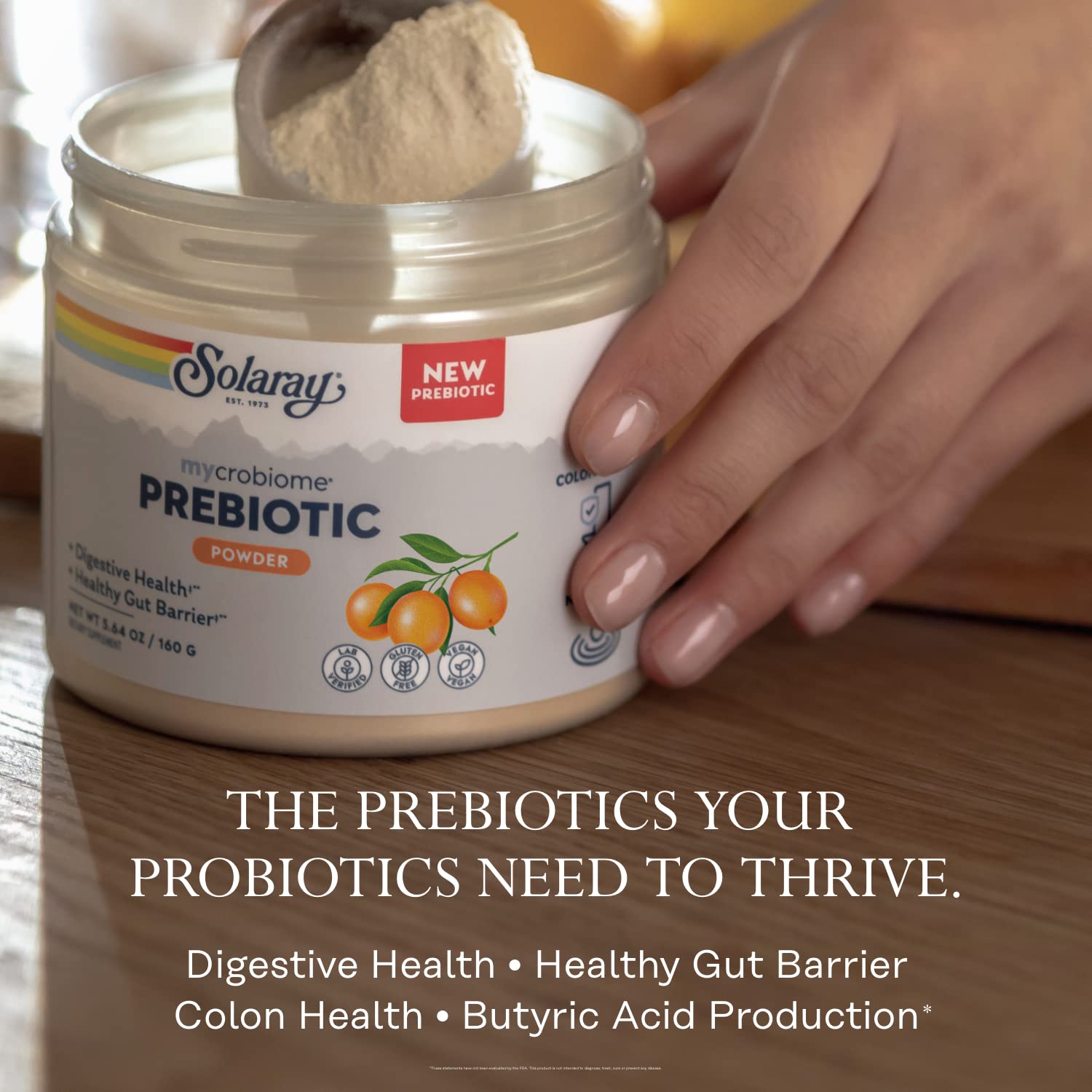 SOLARAY Mycrobiome Prebiotic Powder, Prebiotics for Women and Men, Digestive Nutritional Supplements for Colon and Gut Health, Easy-to-Mix, Non-Bloating Formula, SOLARAY buy supplements canada