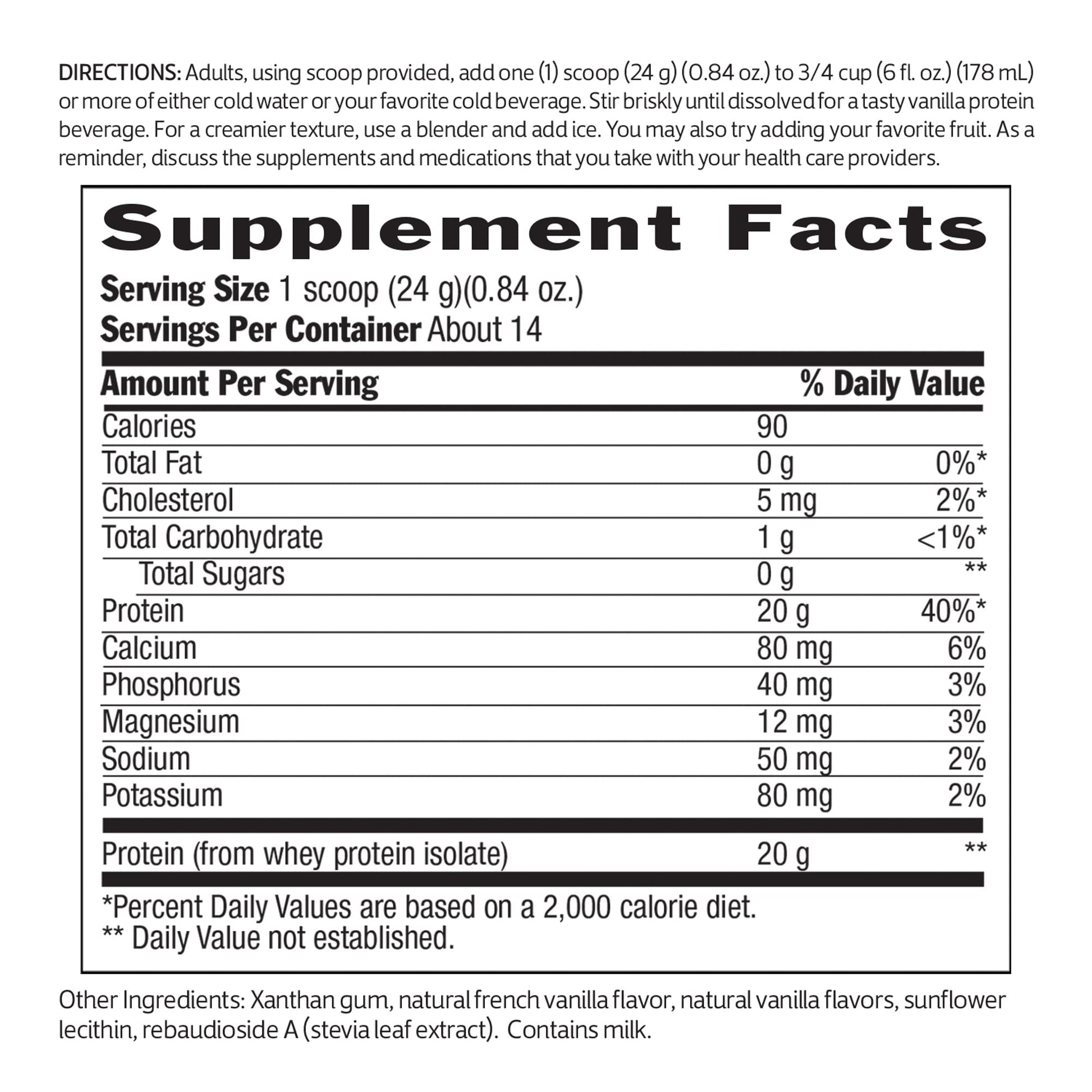 Biochem 100% Whey Sugar-Free Vanilla 20g, 11.8oz, Certified Vegetarian, Certified Gluten Biochem buy supplements canada