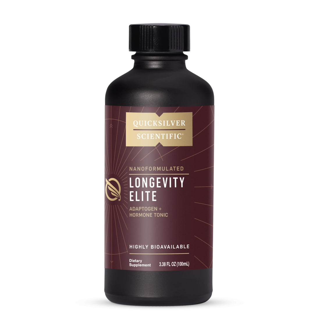 Quicksilver Scientific Longevity Elite - Liposomal Adaptogen + Pregnenolone Tonic - Herbal Supplements Designed for Age Optimization Support While Targeting AMPK, Sirtuins + Telomeres (100ml) Quicksilver Scientific buy supplements canada