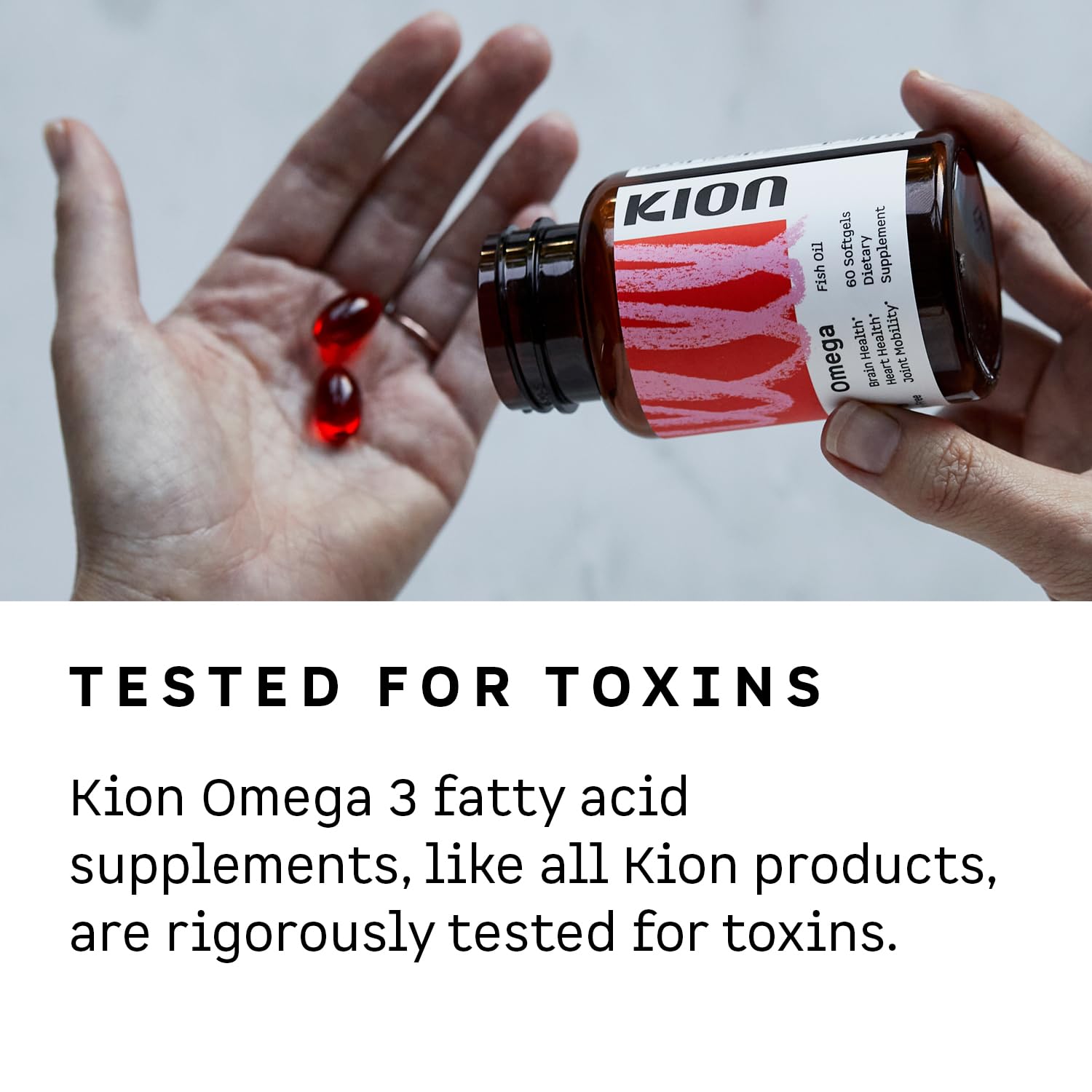 Kion Omega - Omega 3 Fatty Acid Supplements - DHA Supplements - Mini Fish Oil Softgels - Omega 3 DHA EPA Fish Oil Pills - Fish Oil 1,000 mg - 30 Servings Kion buy supplements canada