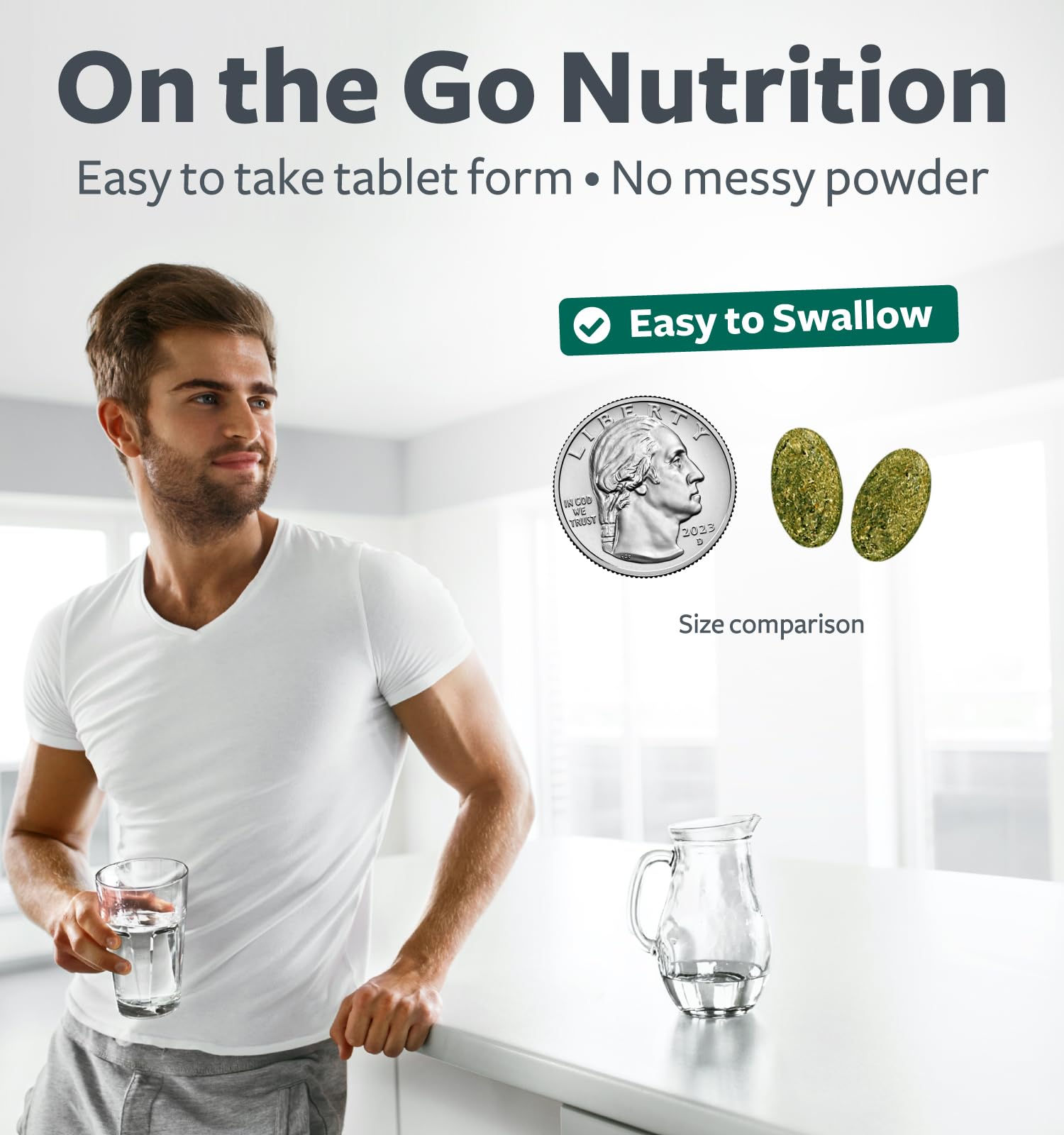 USDA Organic Super Greens Supplement - Organic Greens Fruits and Vegetable Supplement for Adults with 28 Superfood Complex with Superfruits Roots Herbs & More - Vegan & Non-GMO (Up to 1 Month Supply) Healths Harmony buy supplements canada
