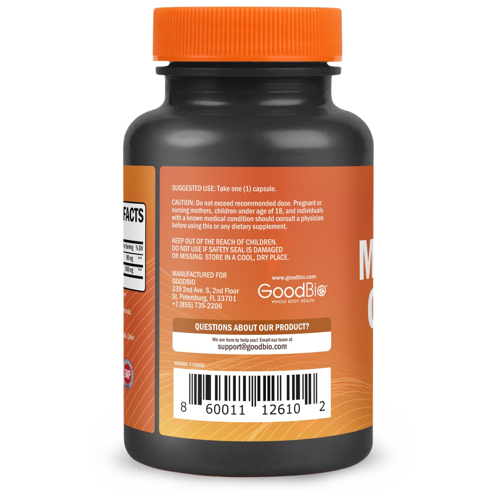 Magnesium Glycinate - High Absorption Magnesium Supplement 500mg Per Serving for Stress Relief, Sleep, Heart and Bone Health, Nerve Support - Non-GMO, Gluten-Free, Gentle on Stomach, 240 Capsules GOODBIO buy supplements canada
