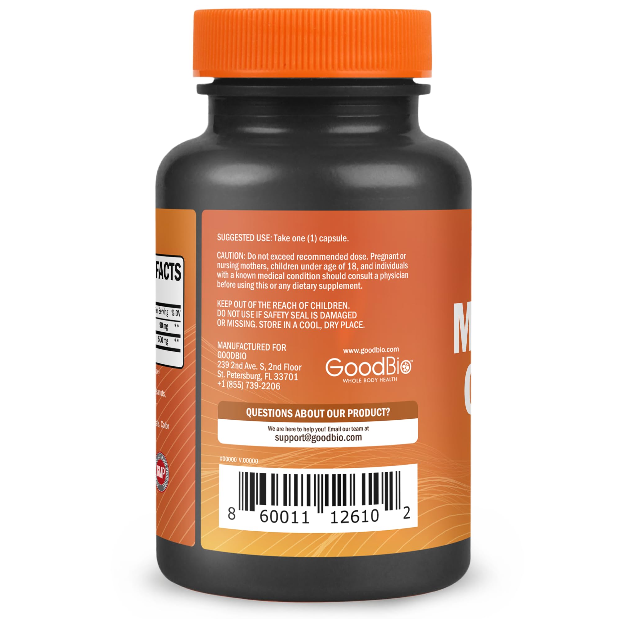 Magnesium Glycinate - High Absorption Magnesium Supplement 500mg Per Serving for Stress Relief, Sleep, Heart and Bone Health, Nerve Support - Non-GMO, Gluten-Free, Gentle on Stomach, 240 Capsules GOODBIO buy supplements canada